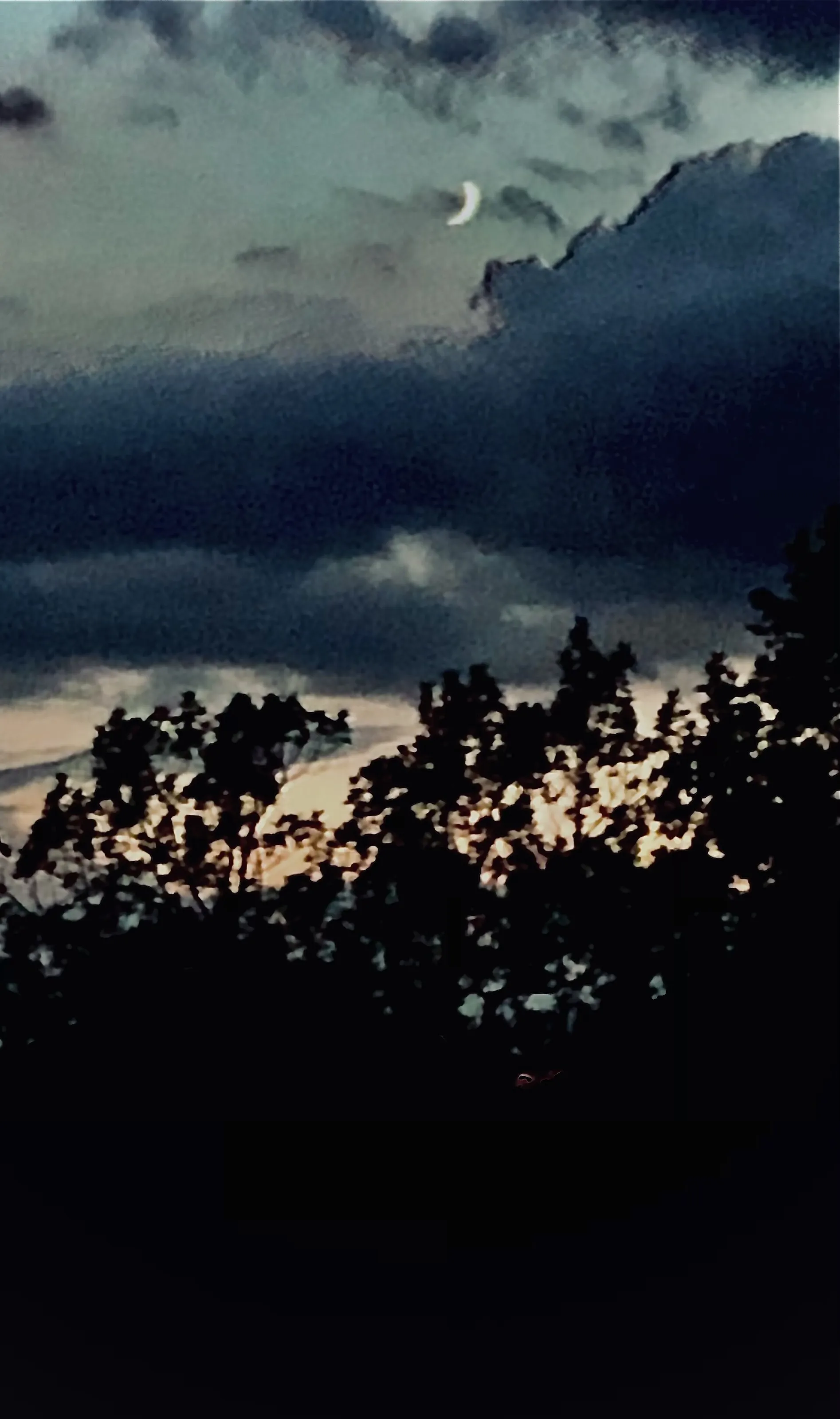 Moonlit sky