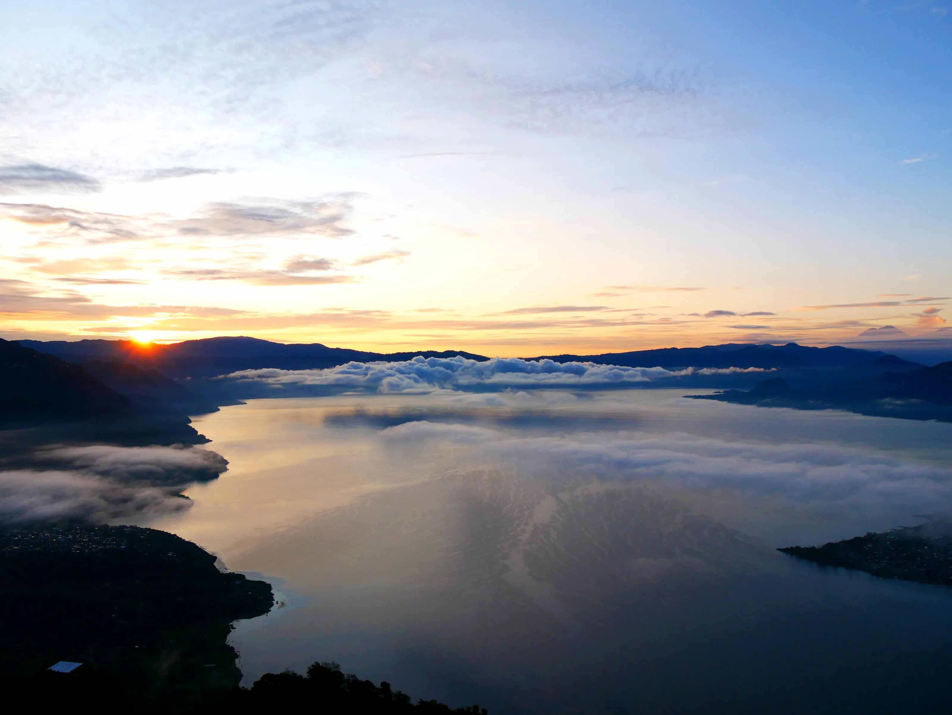 Sunrise on Atitlan Lake