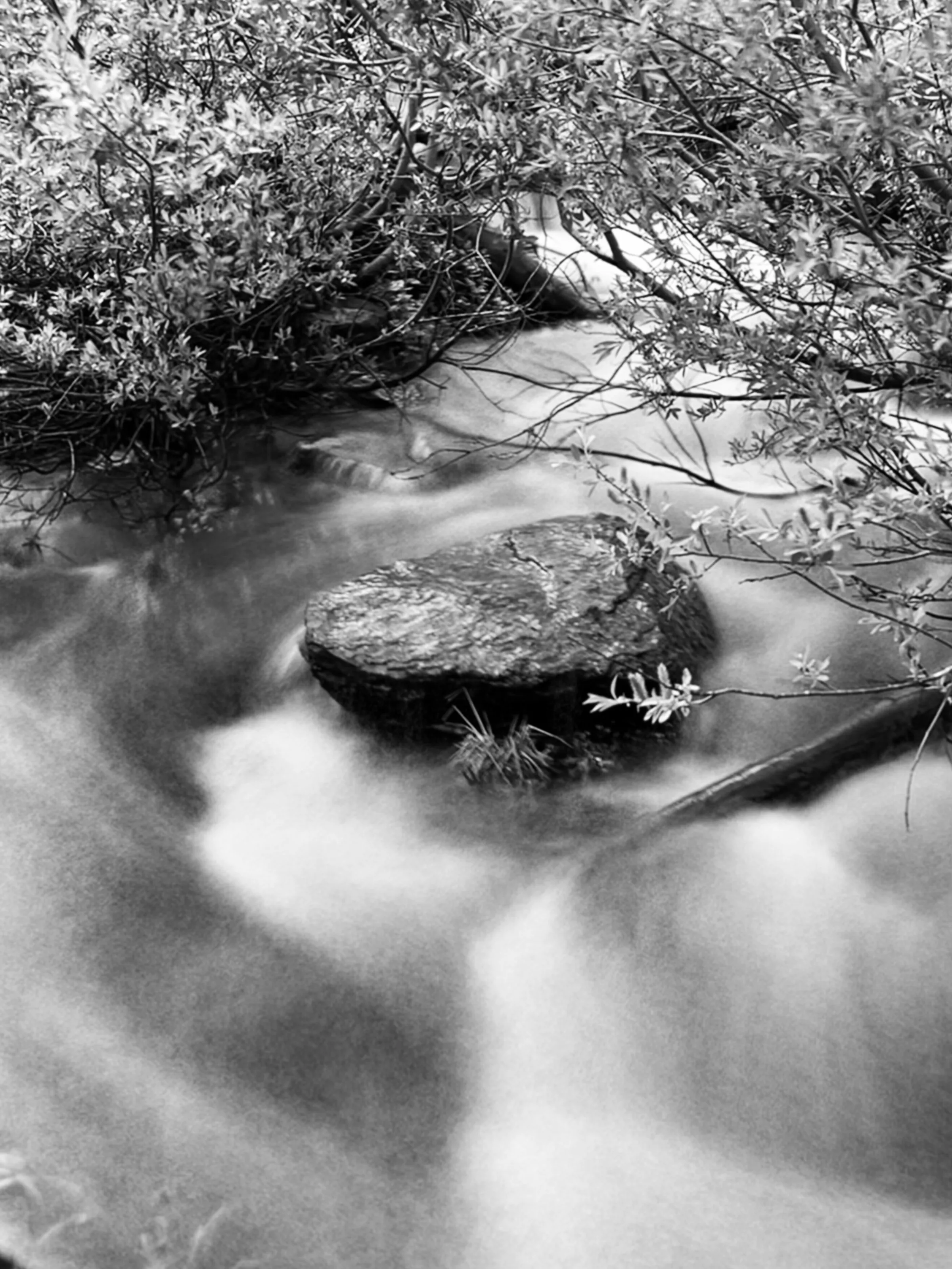 Rushing water