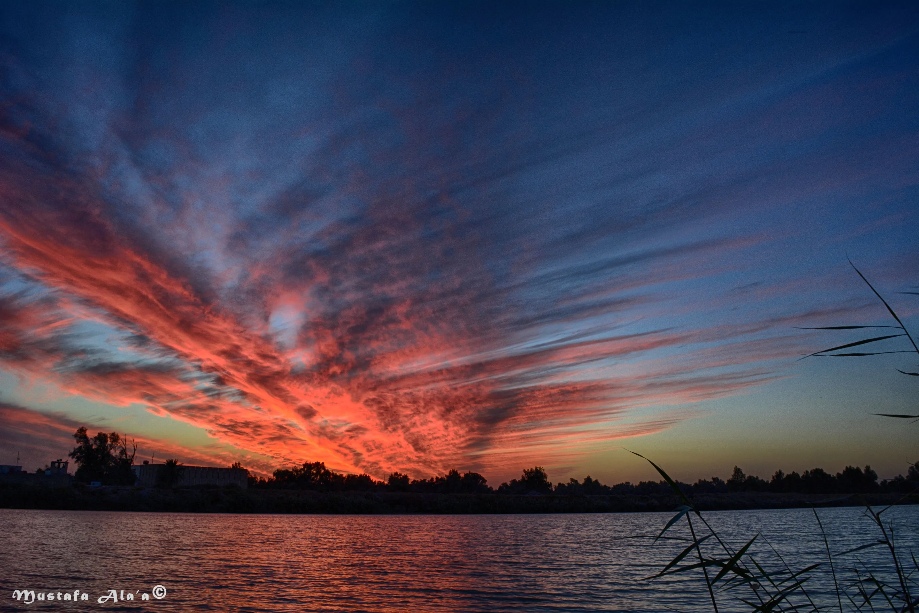 Sunset from Iraq.