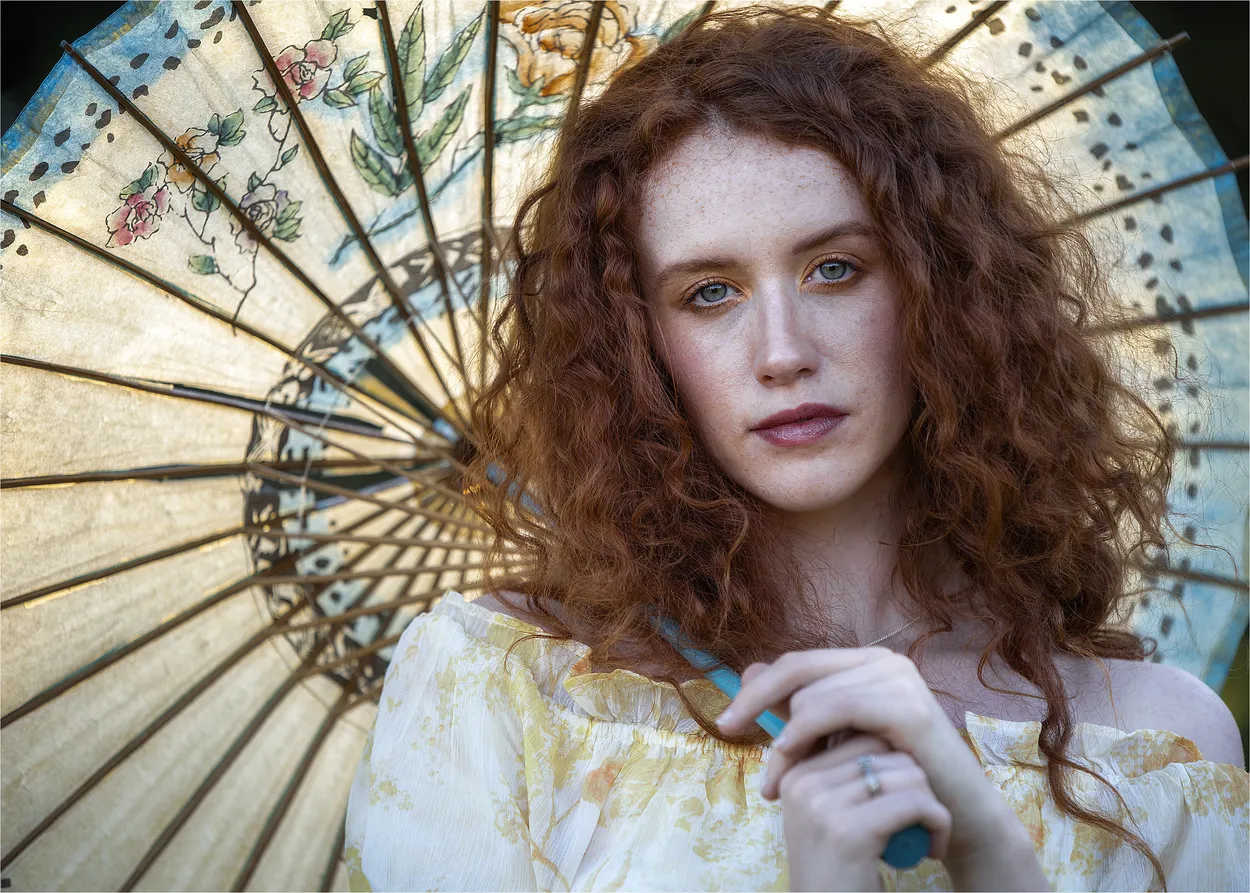 Lydia with Parasol