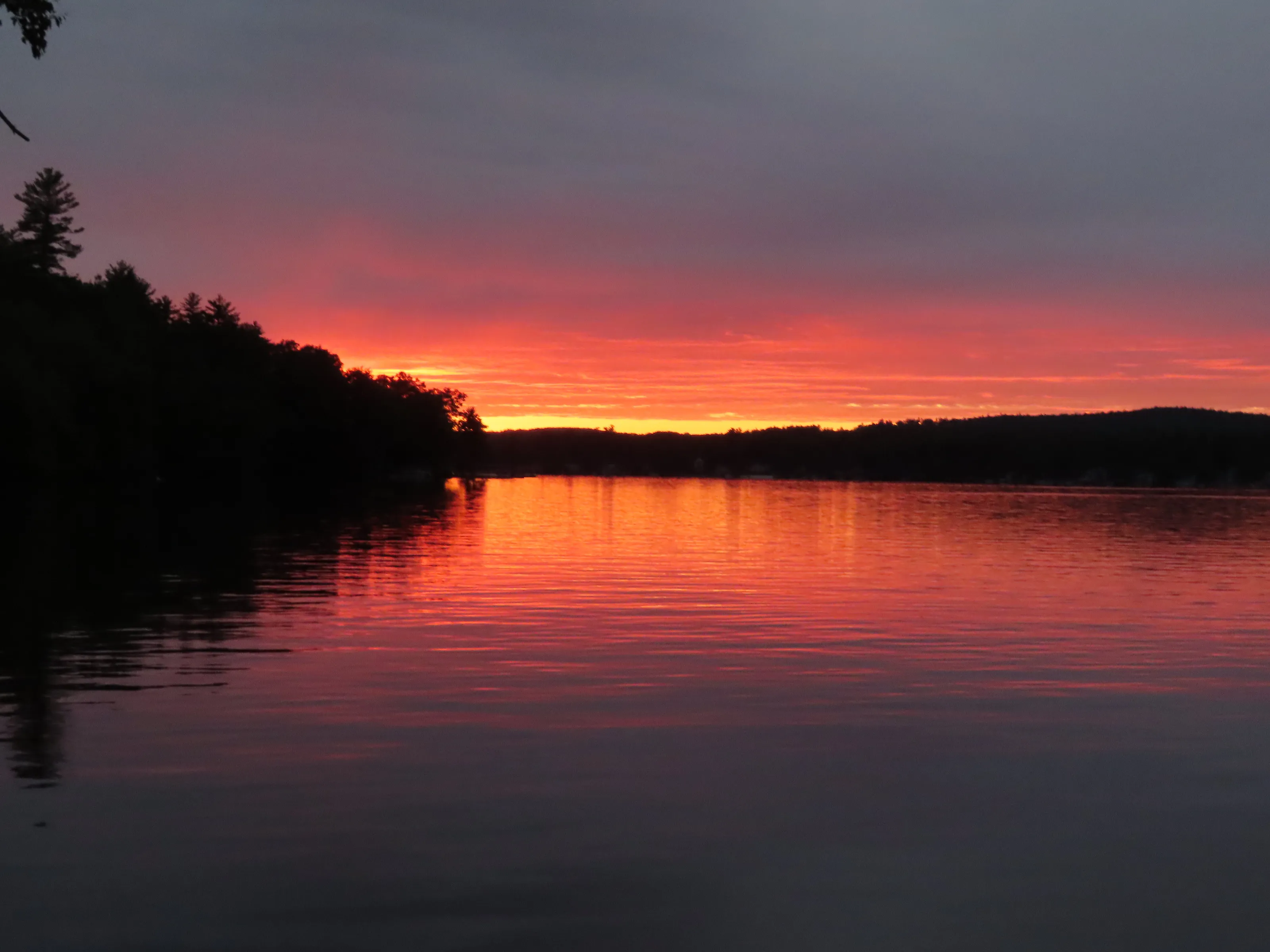 Tranquil Sunset of Fire