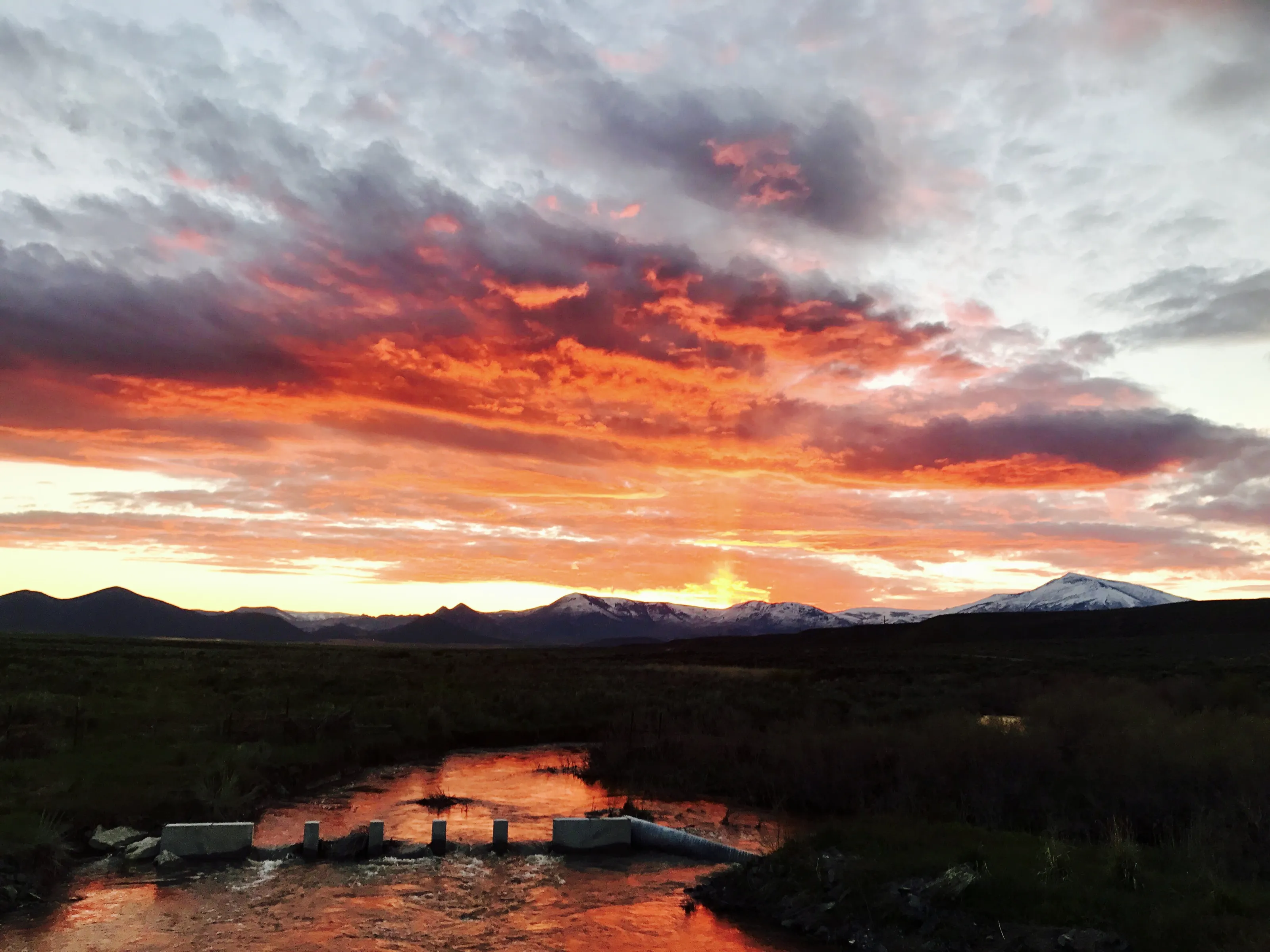 Sunset on the River