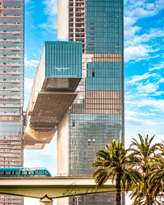THE LINK - The world’s longest cantilever at One Zabeel, Dubai.