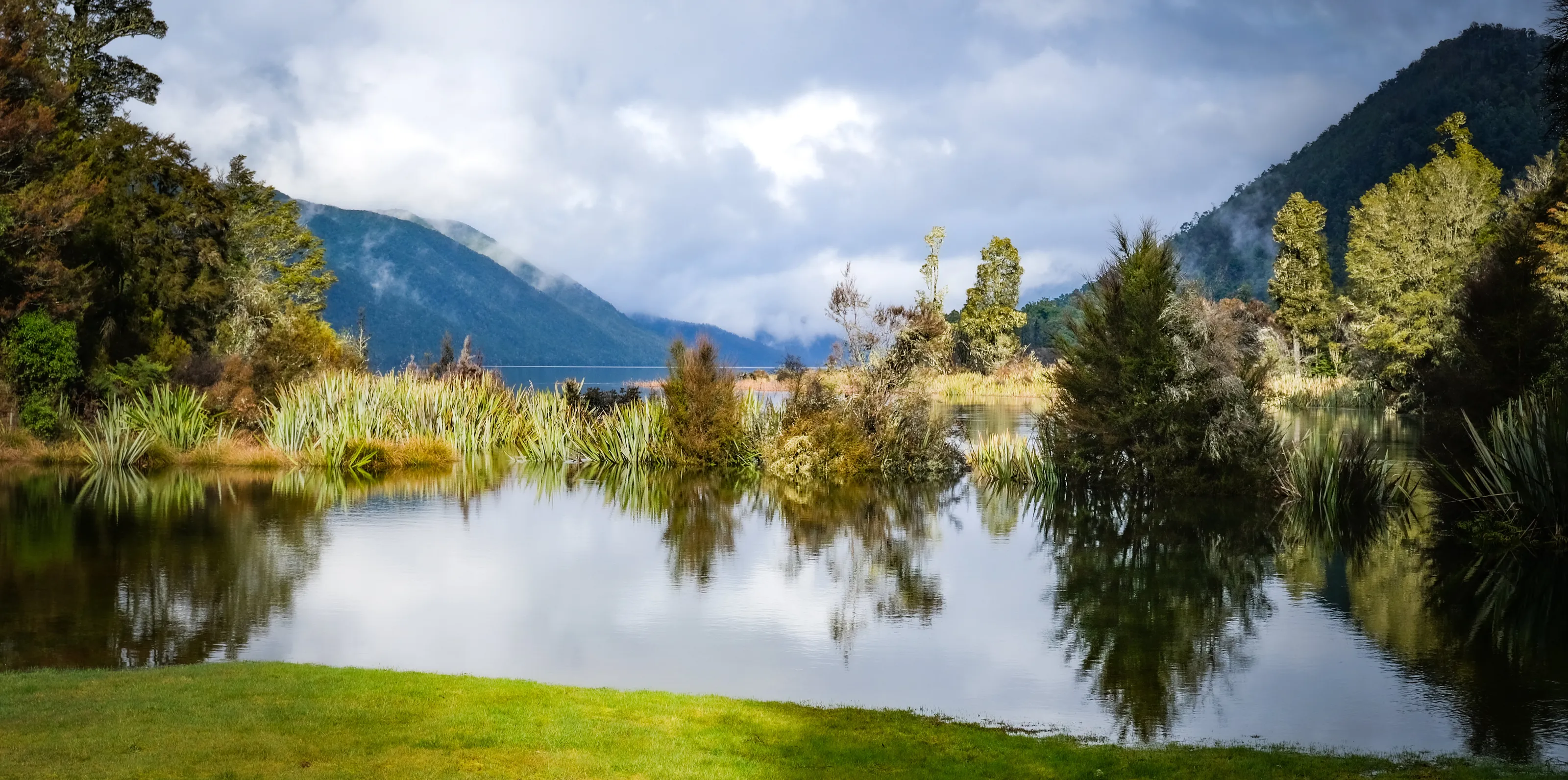 Peacefulness at Lake Rotoroa, New Zealand