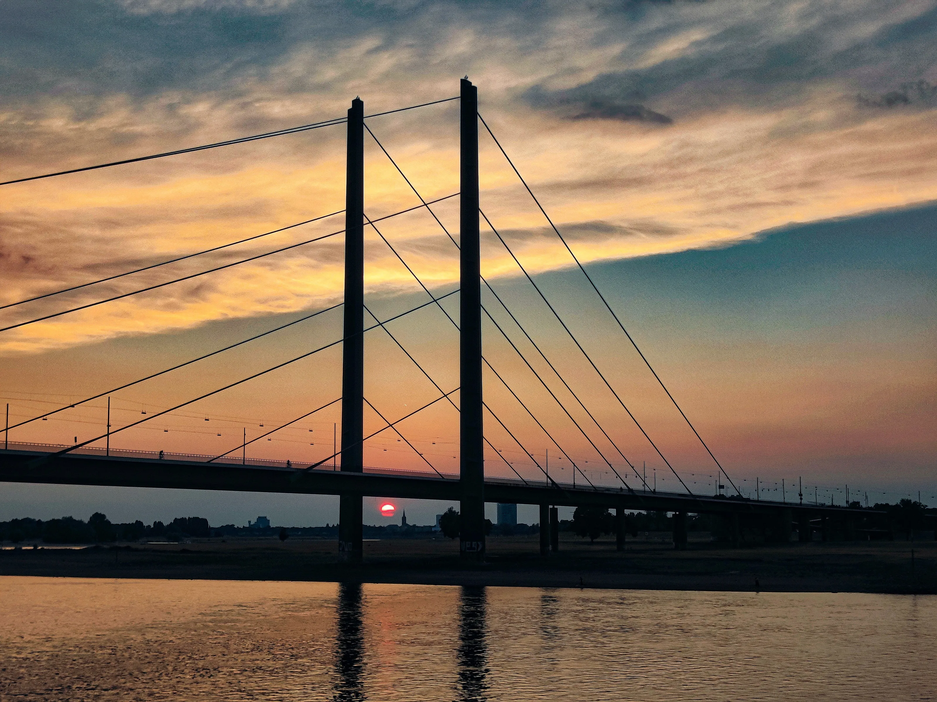 Sunset in Düsseldorf