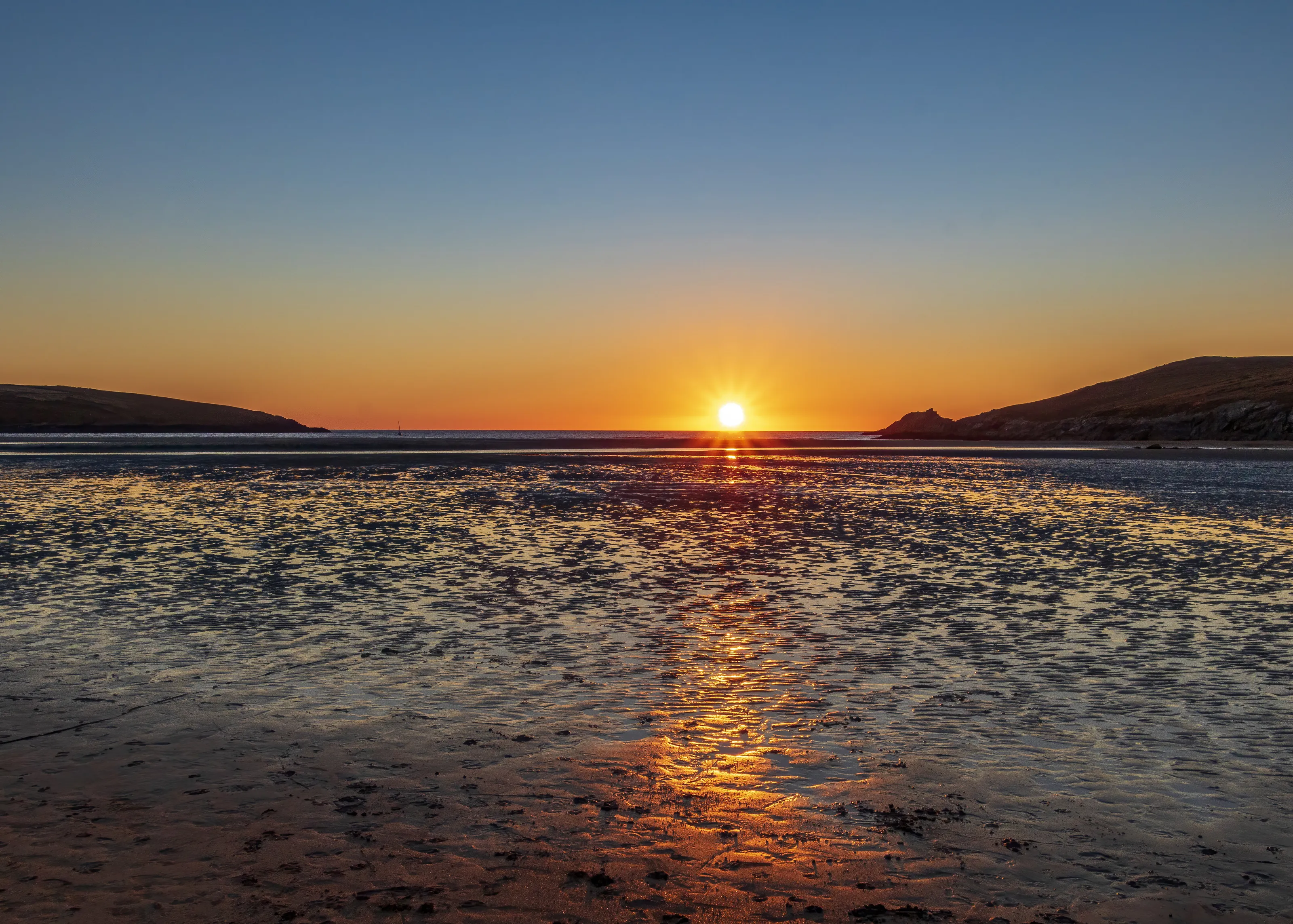 Sunset Crantock Beach