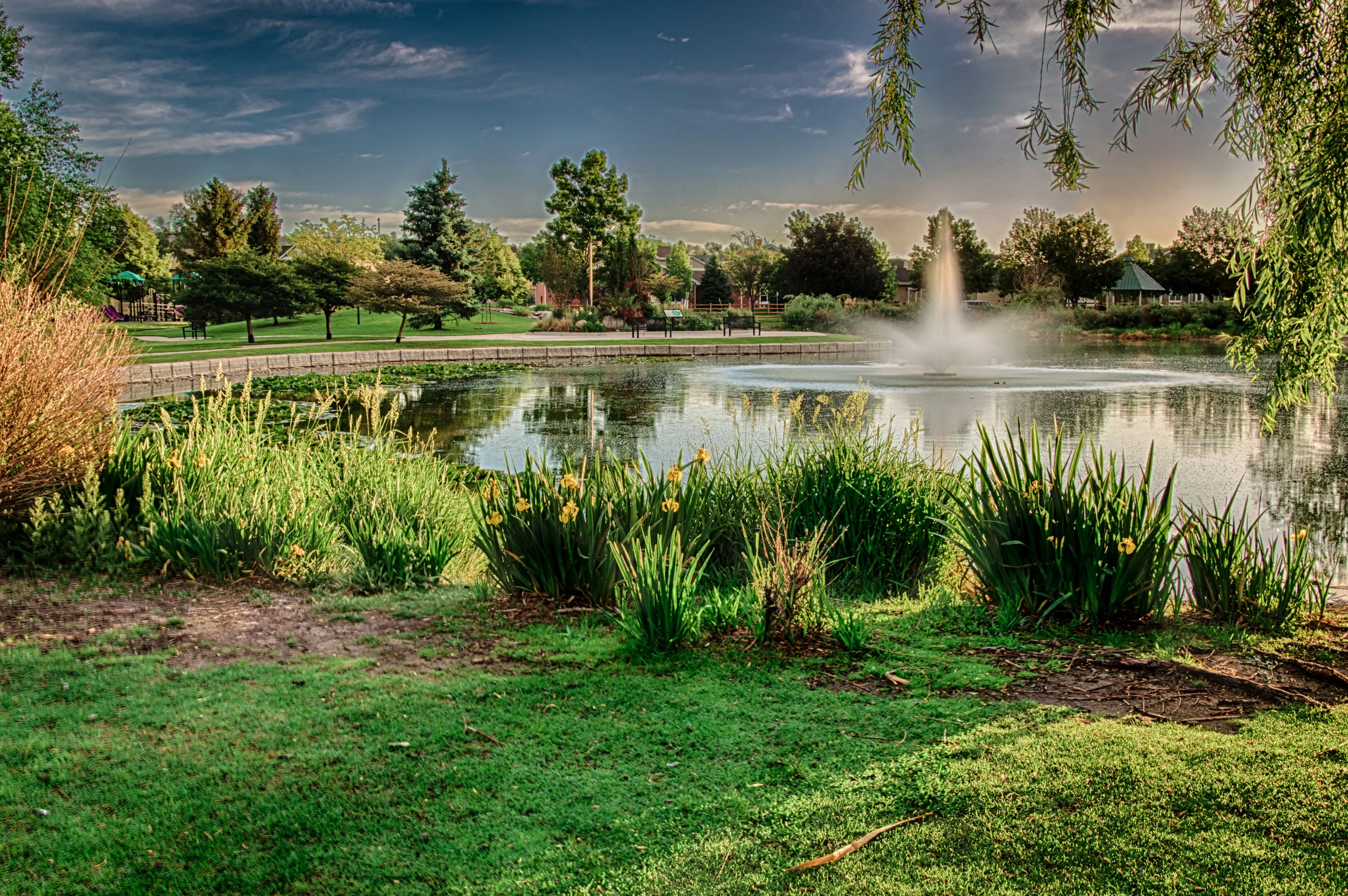 fountain in the park