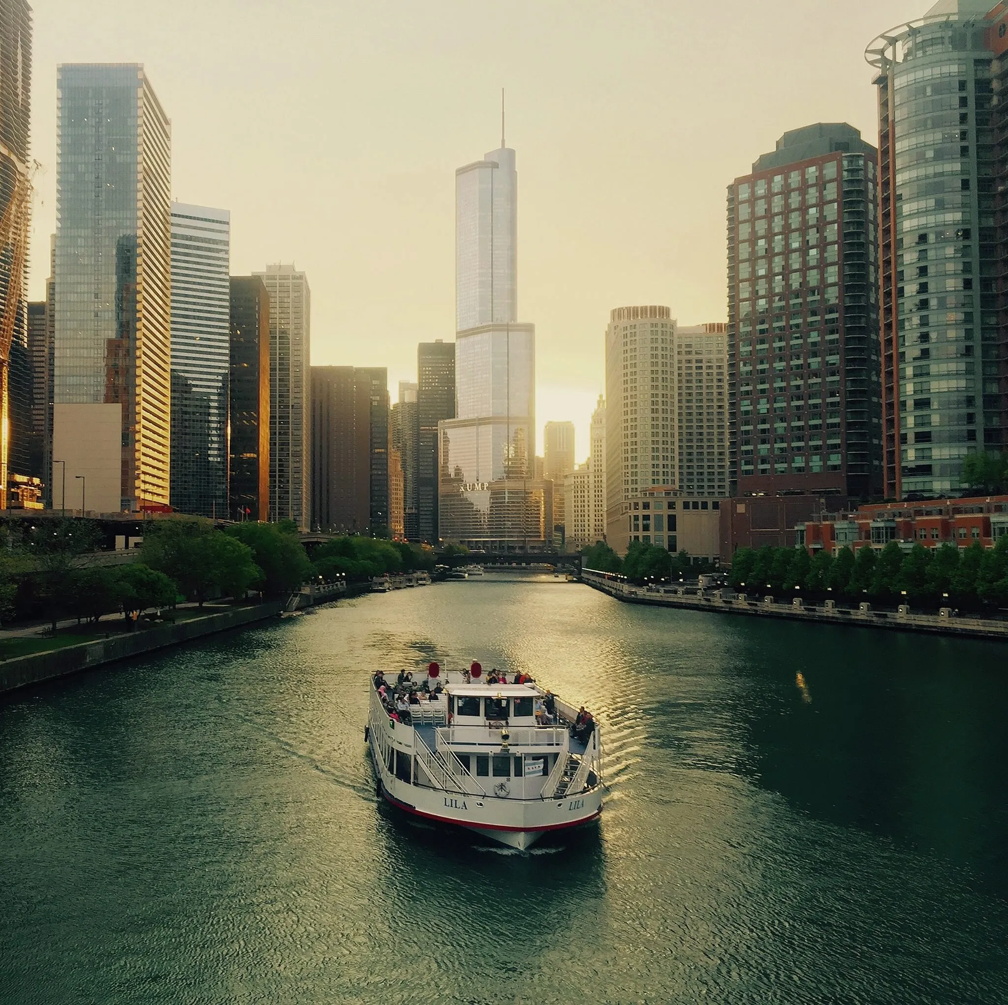 One fine evening in Chicago