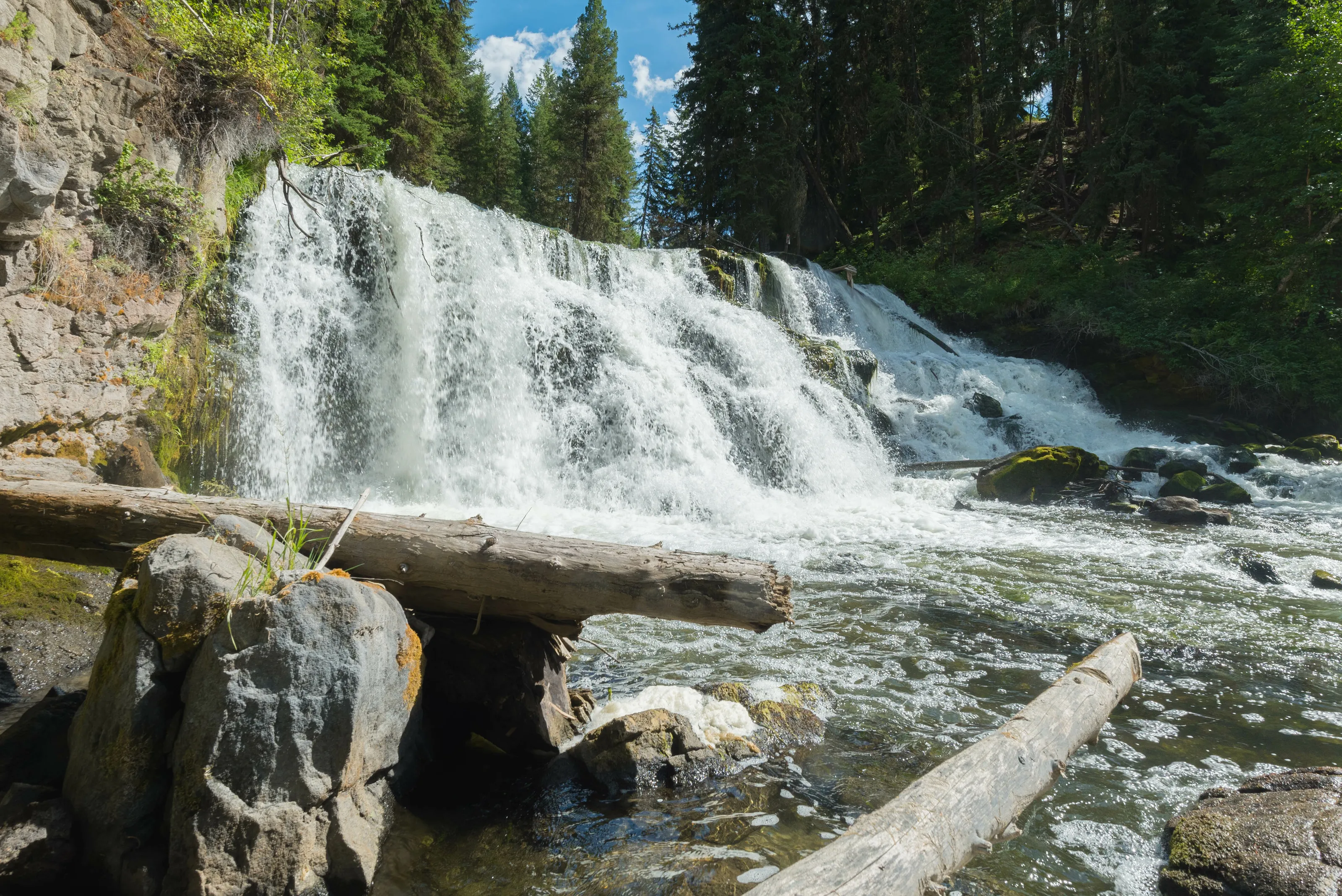 Waterfall Near 100 Mile House BC