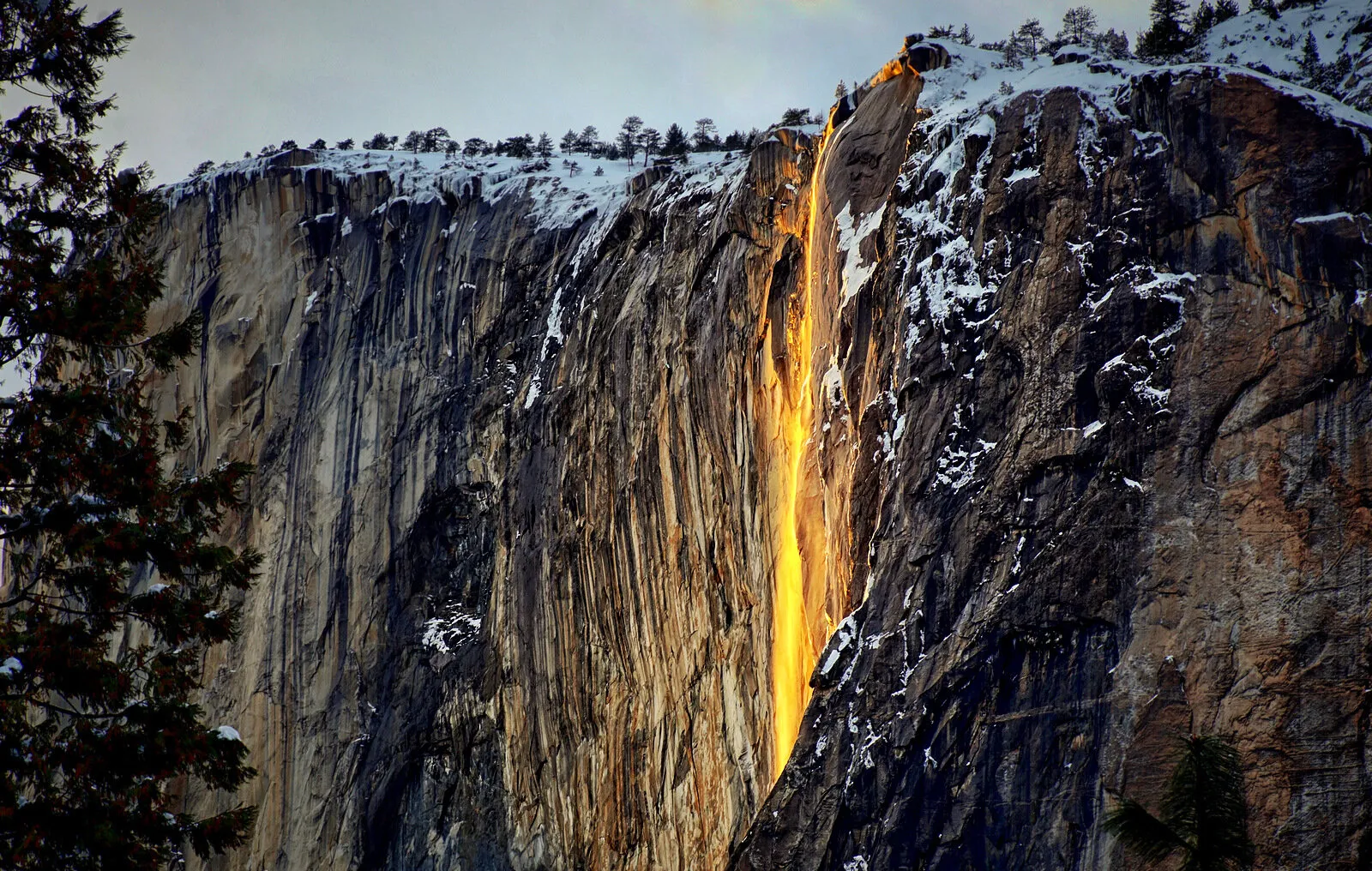 Yosemite Fire Falls