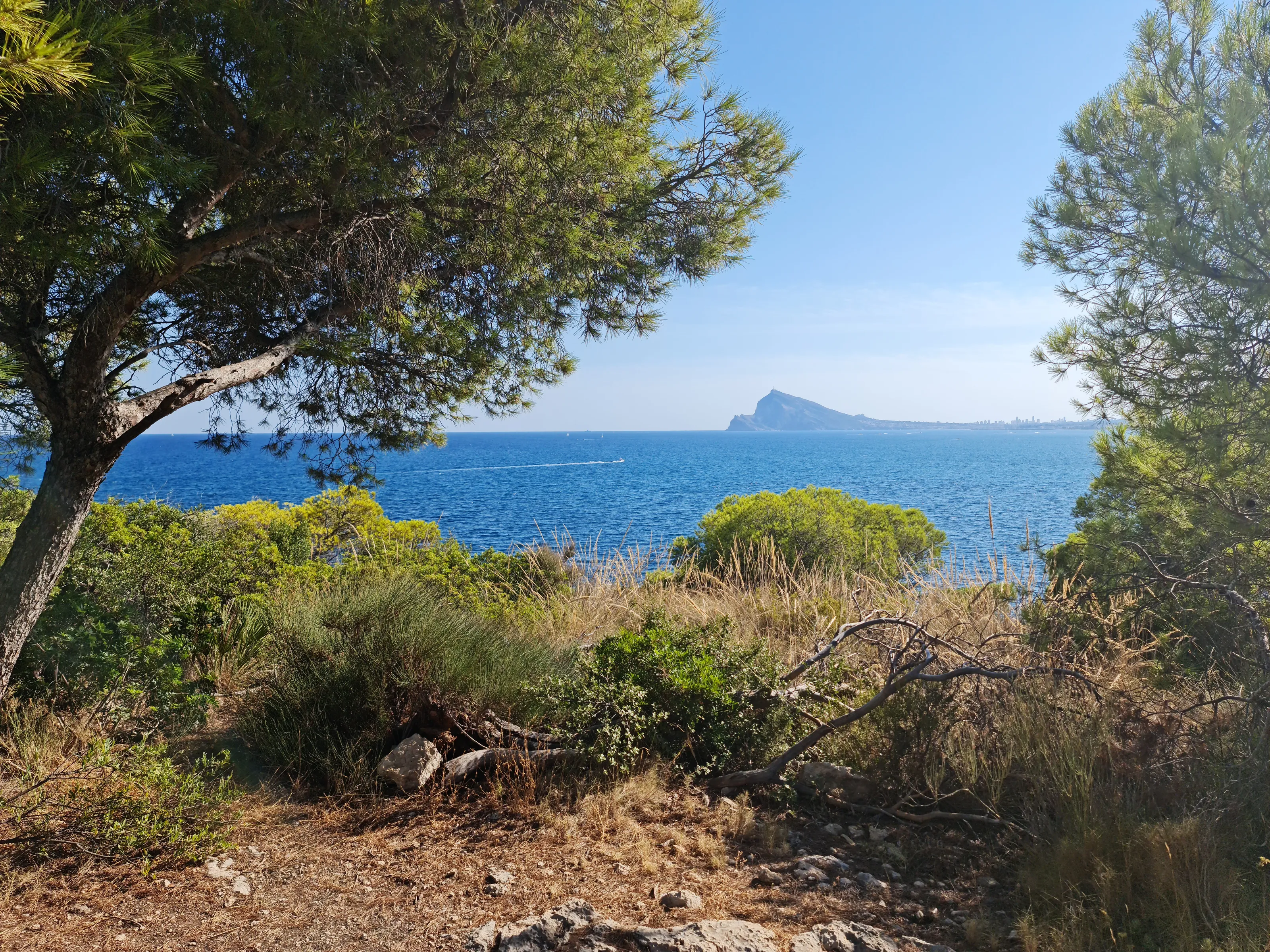 landscape window of the sea