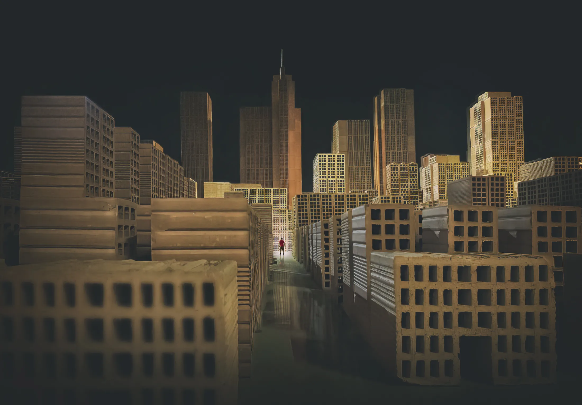 the city