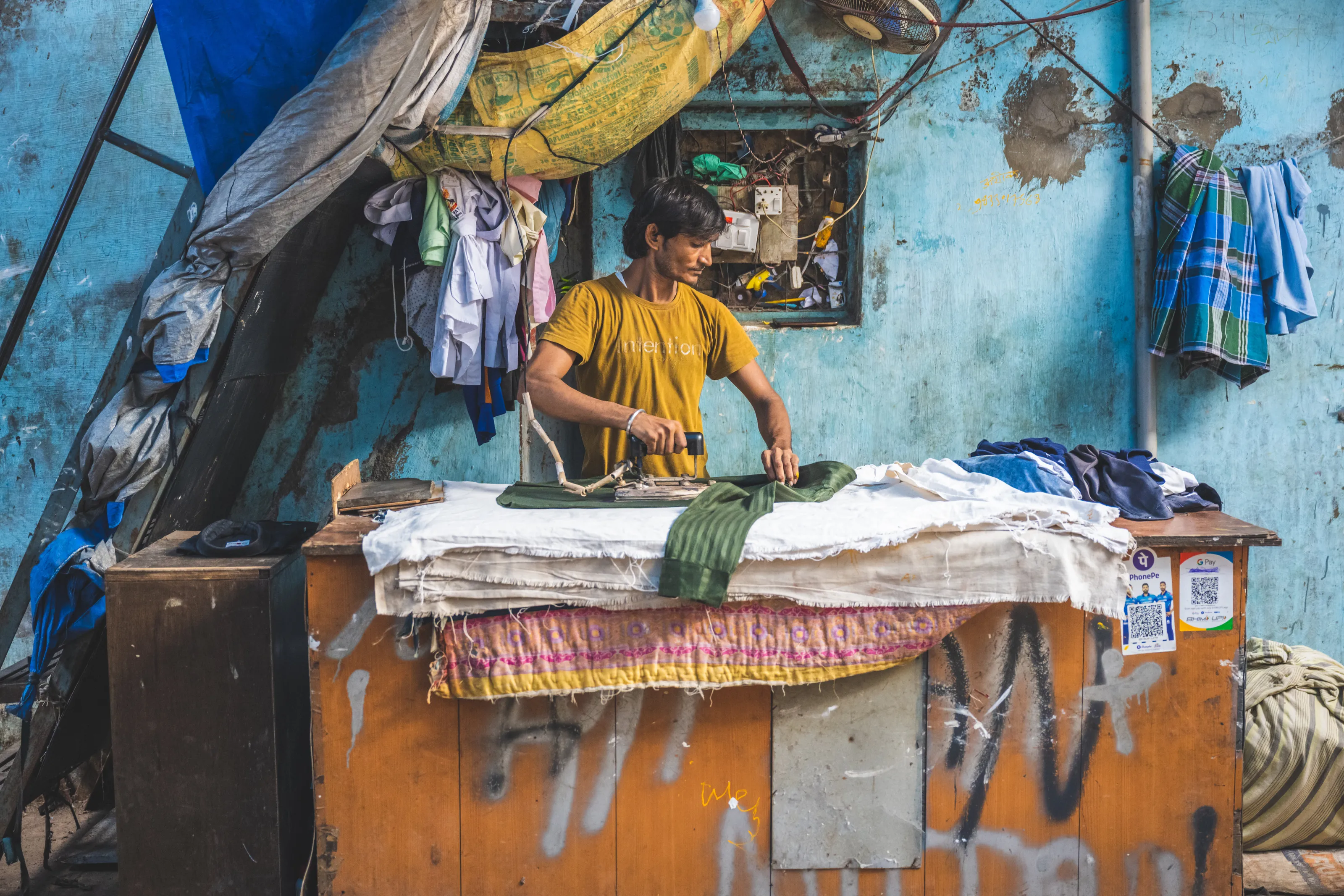 The Iron Man - Dharavi Slum, Mumbai