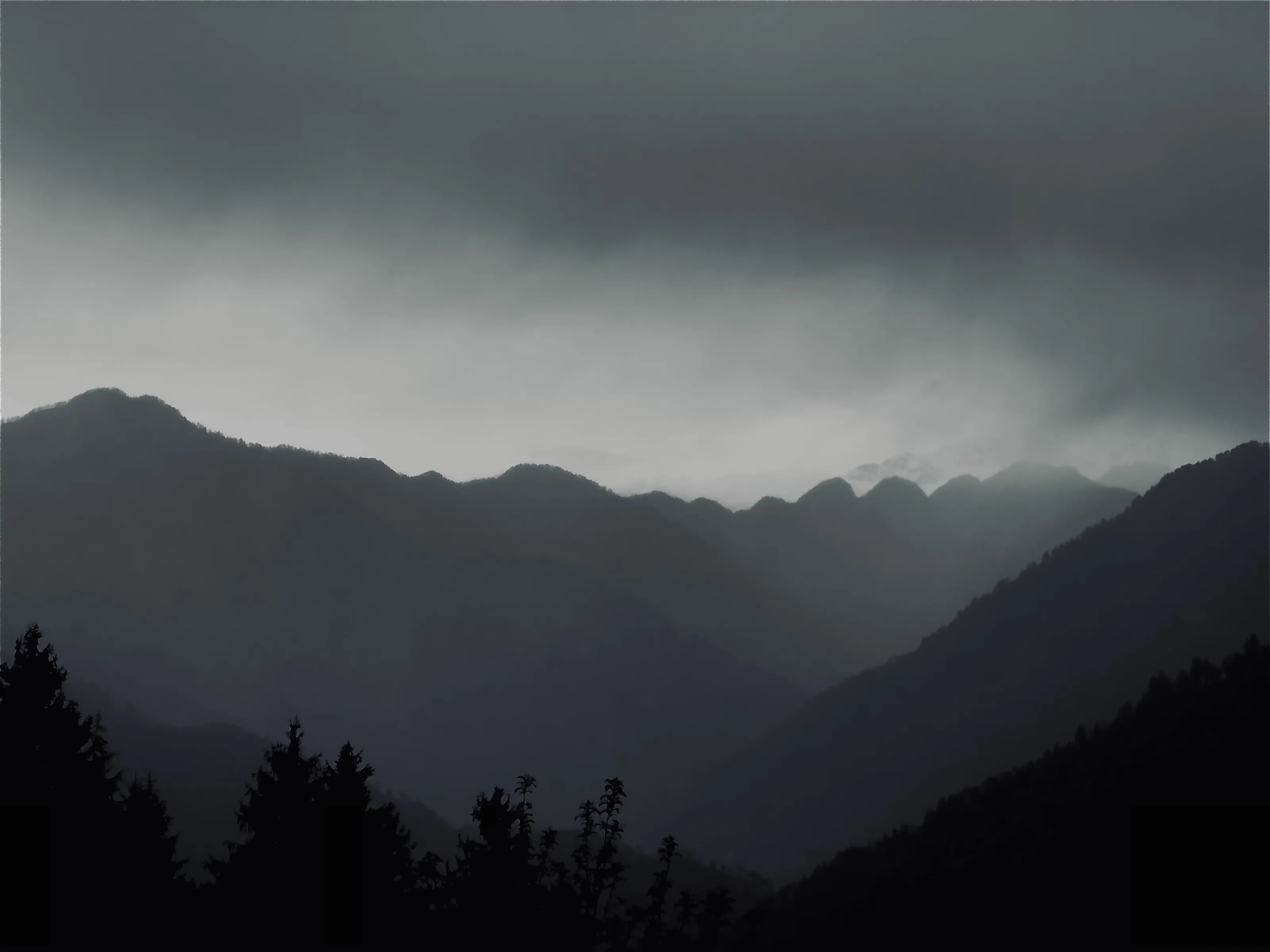 Into the mountains