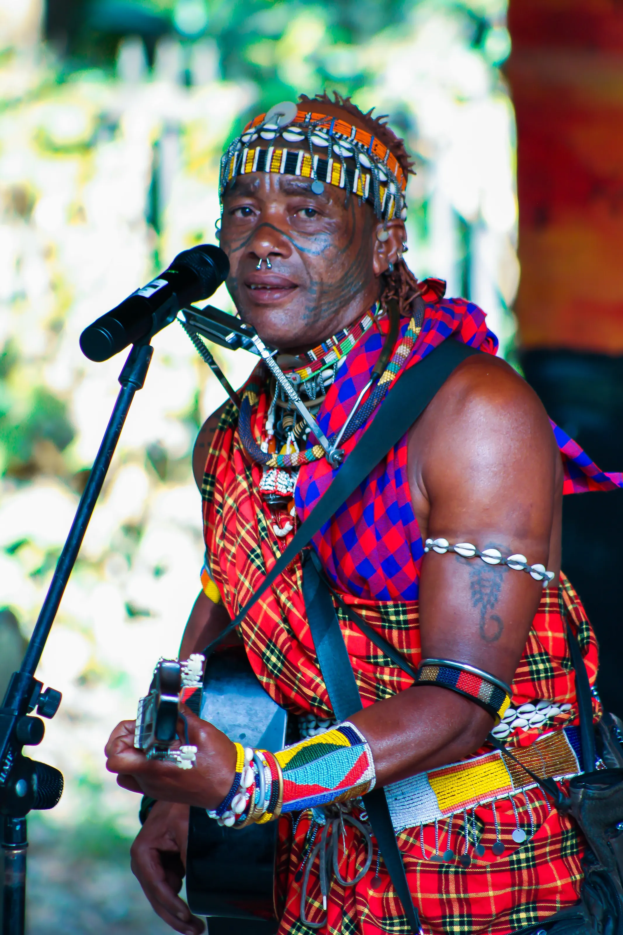maasai perform