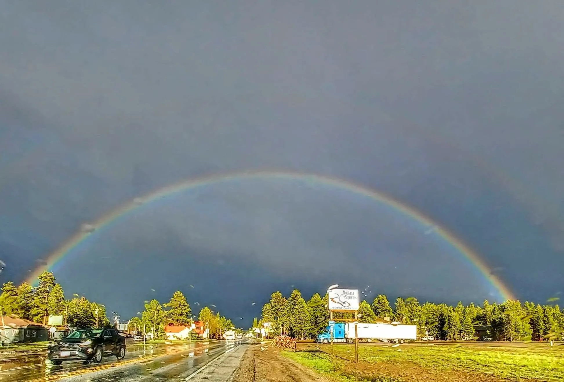 Rainbow Over West Yellowstone