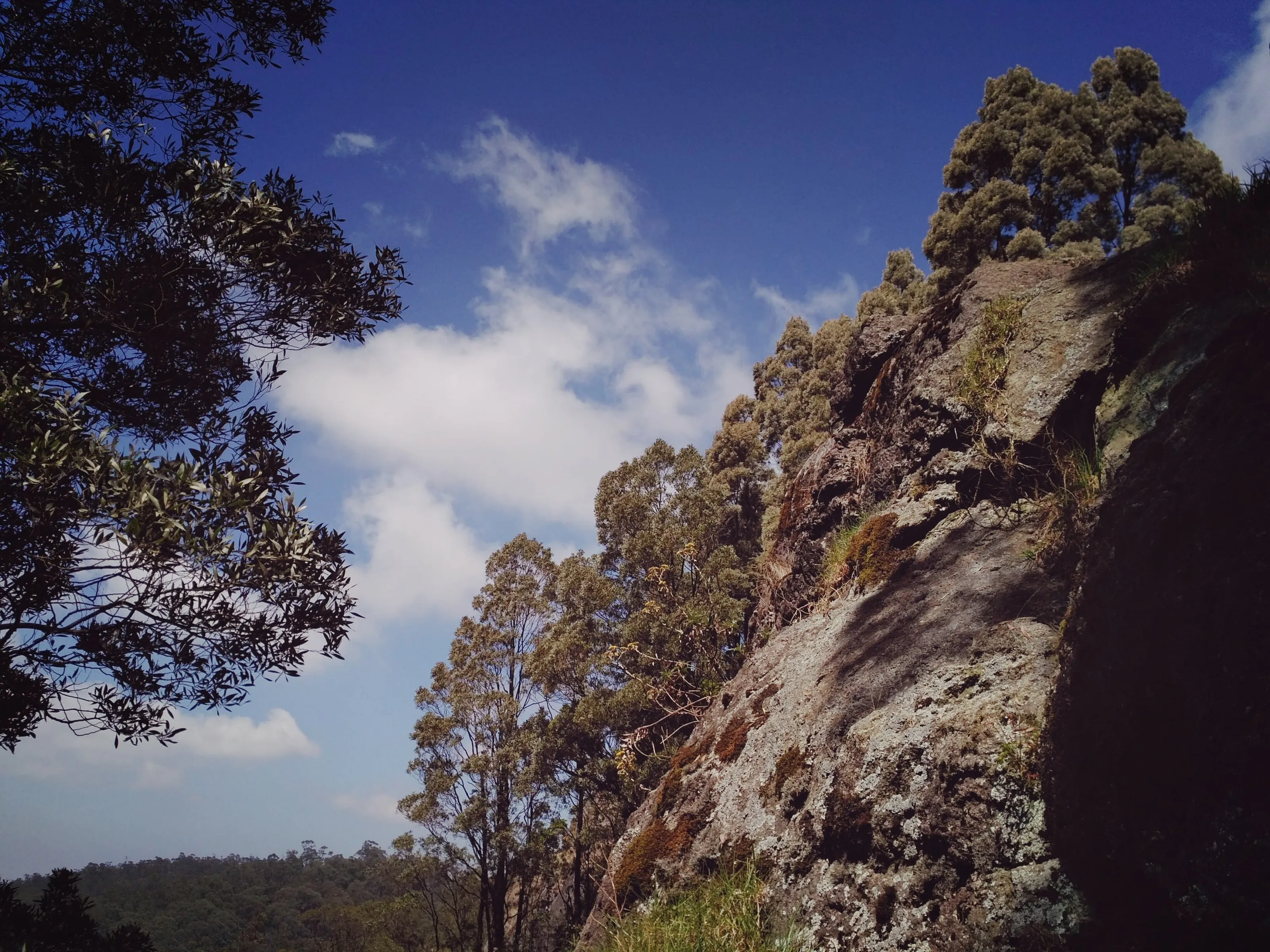 Hills and the Blue skies.