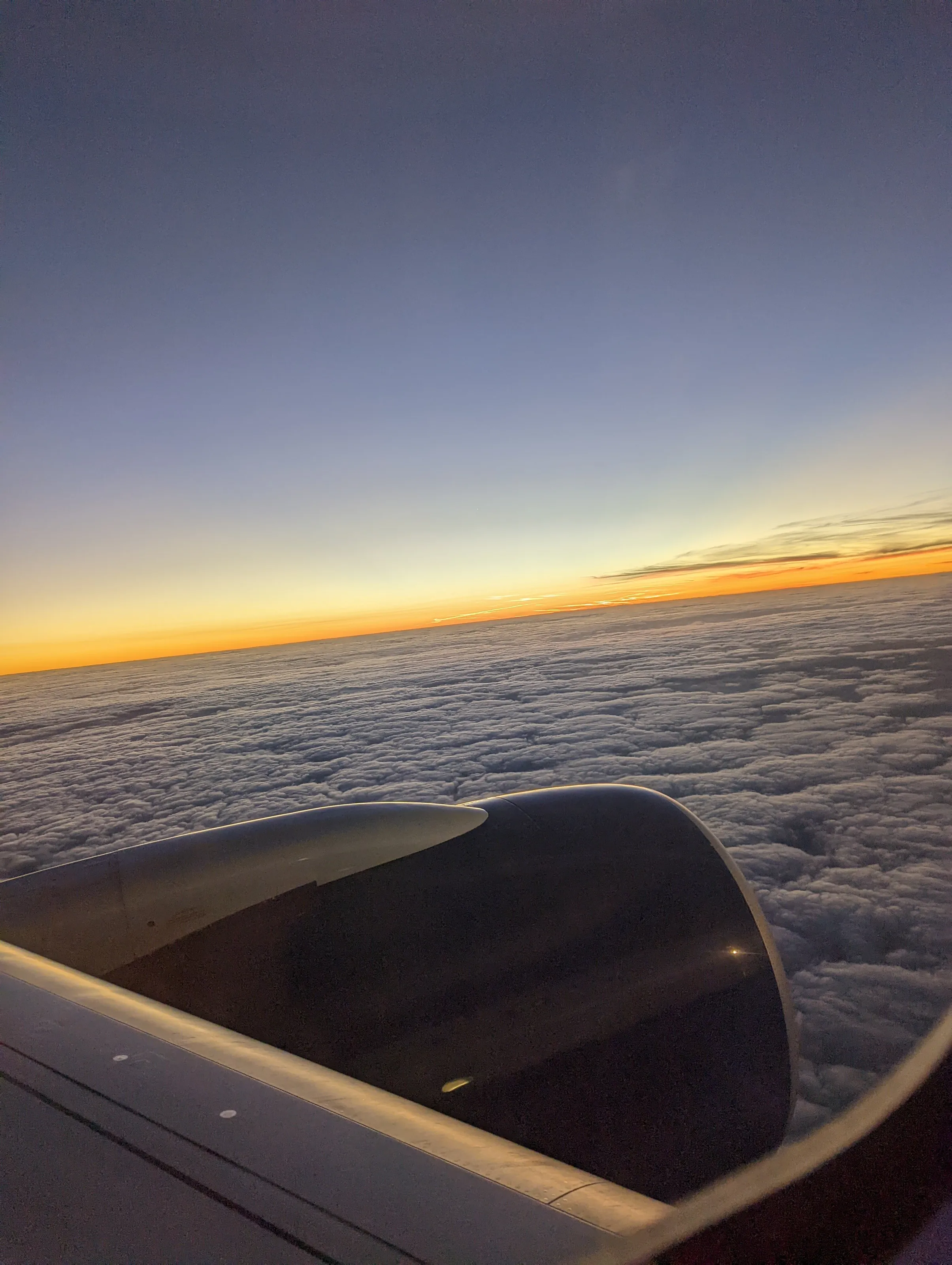 Above the clouds