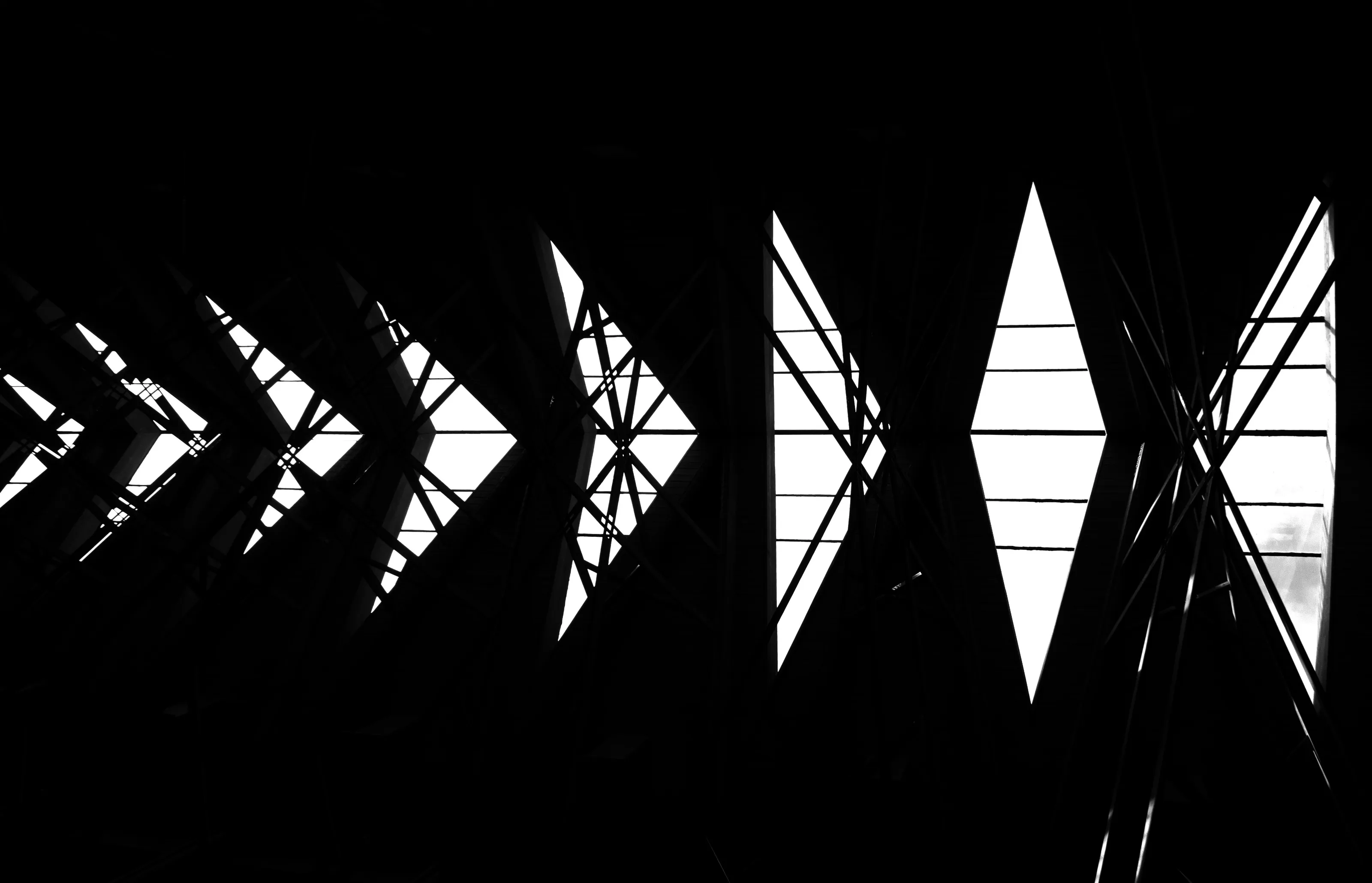 A silhouette in the roof