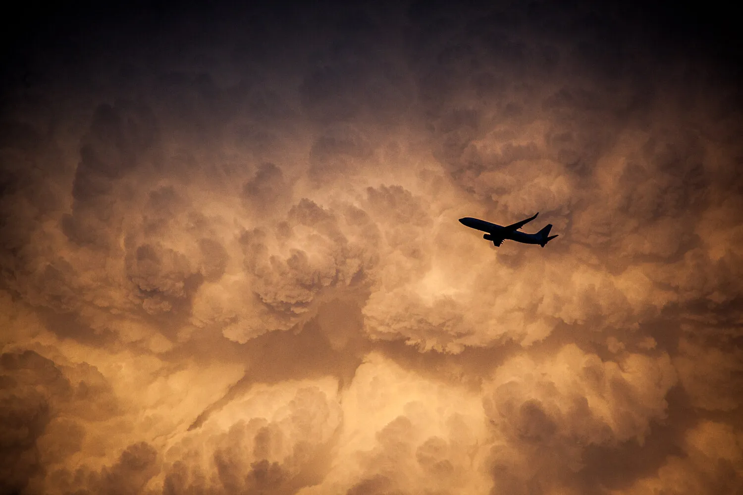fly over cloud