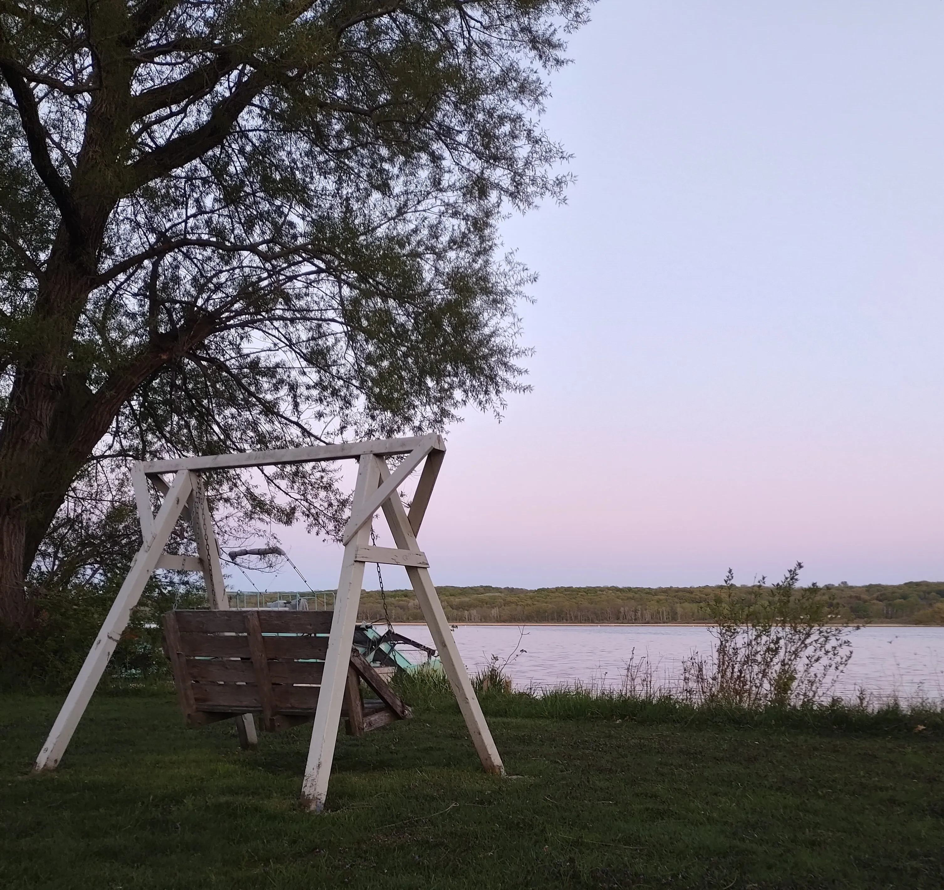 Sitting by the water