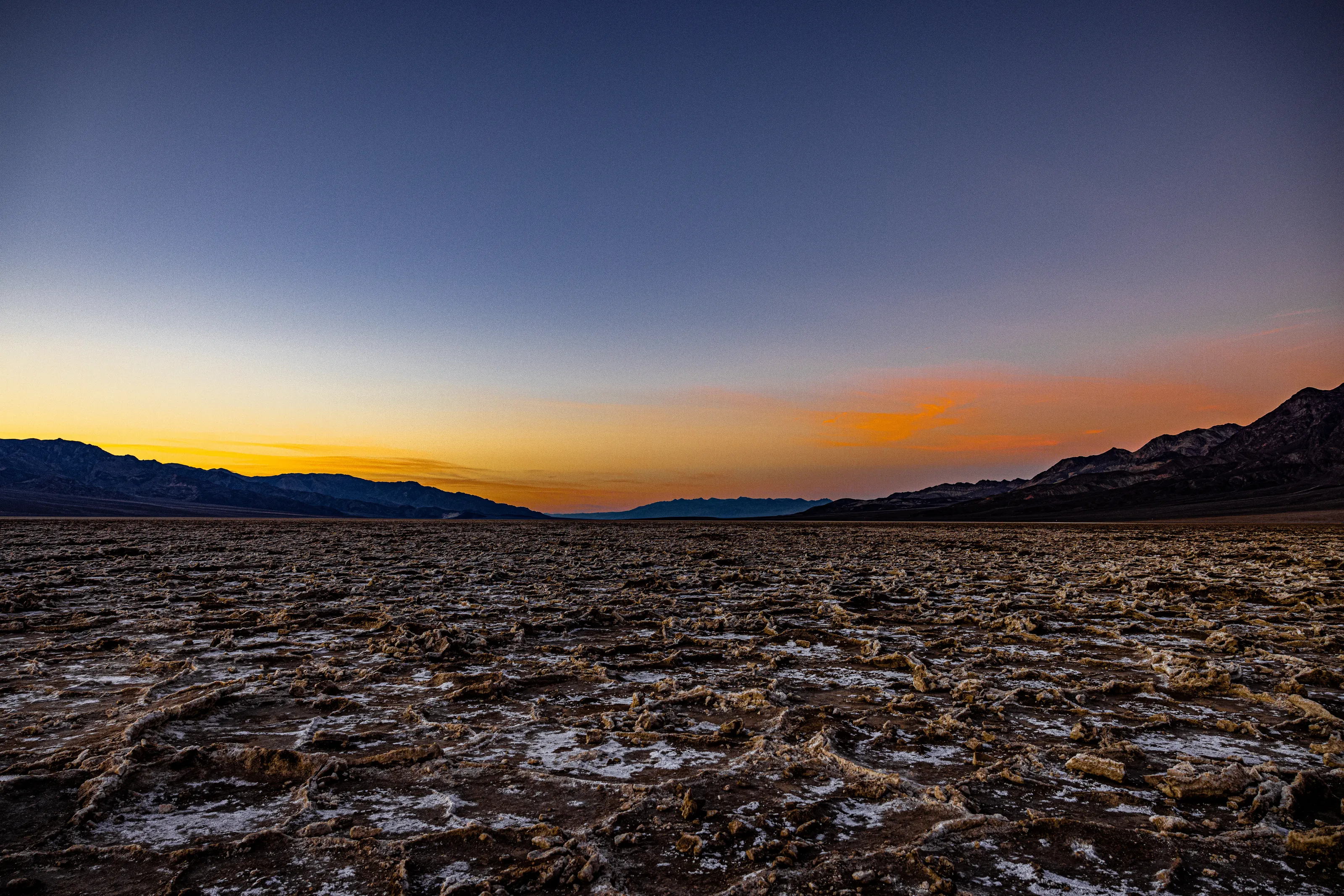 Sunset in the valley of death