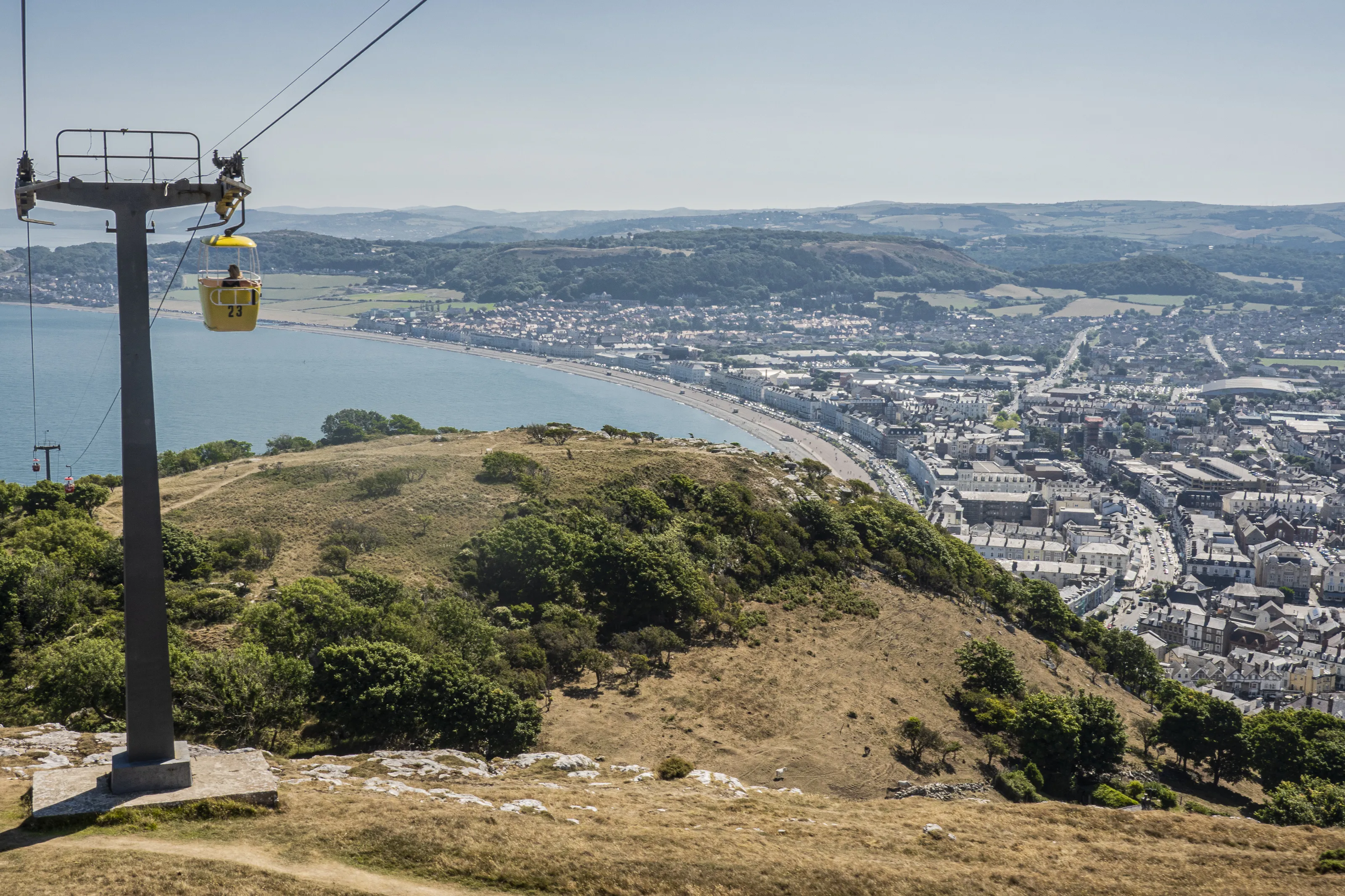 Descent into Llandudno