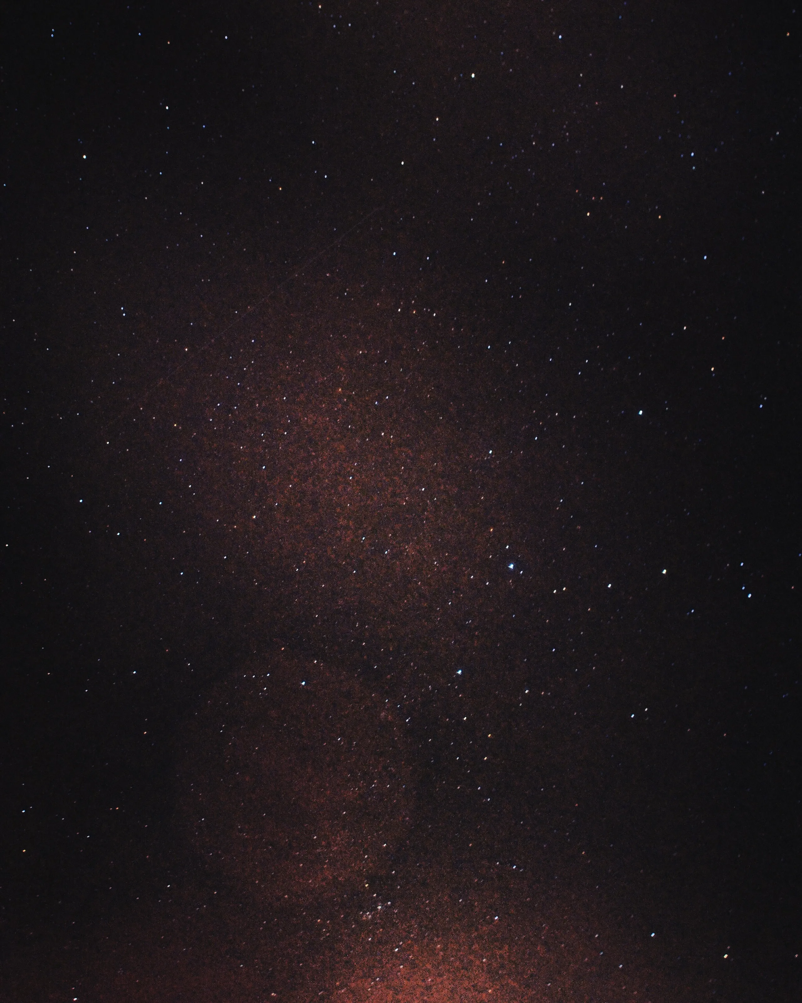 Stars on the night sky
