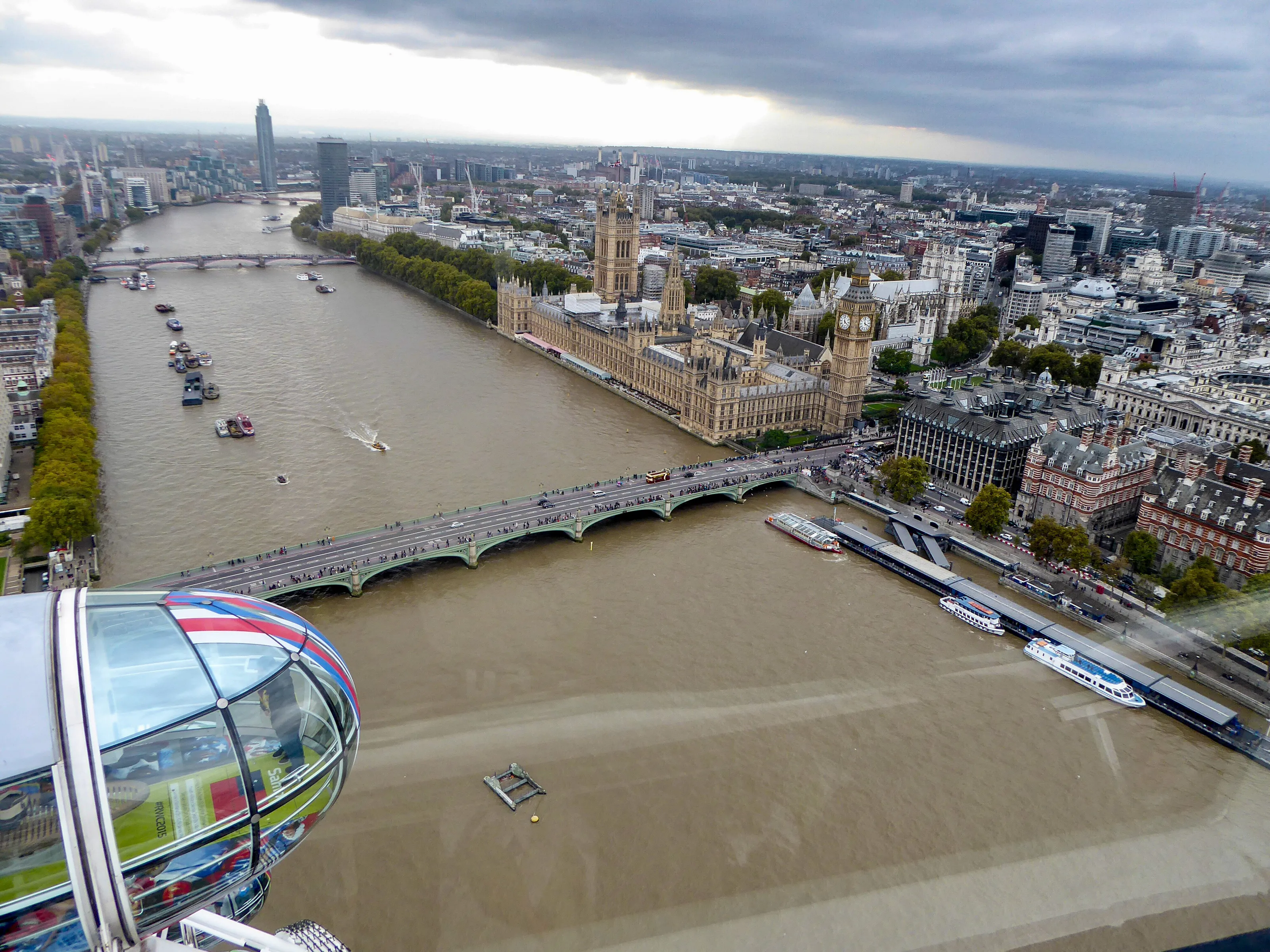 London - view from the London Eye, 1