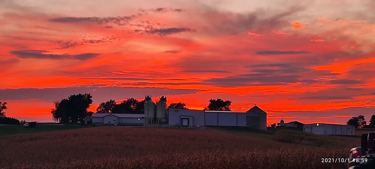 Fire in the sky