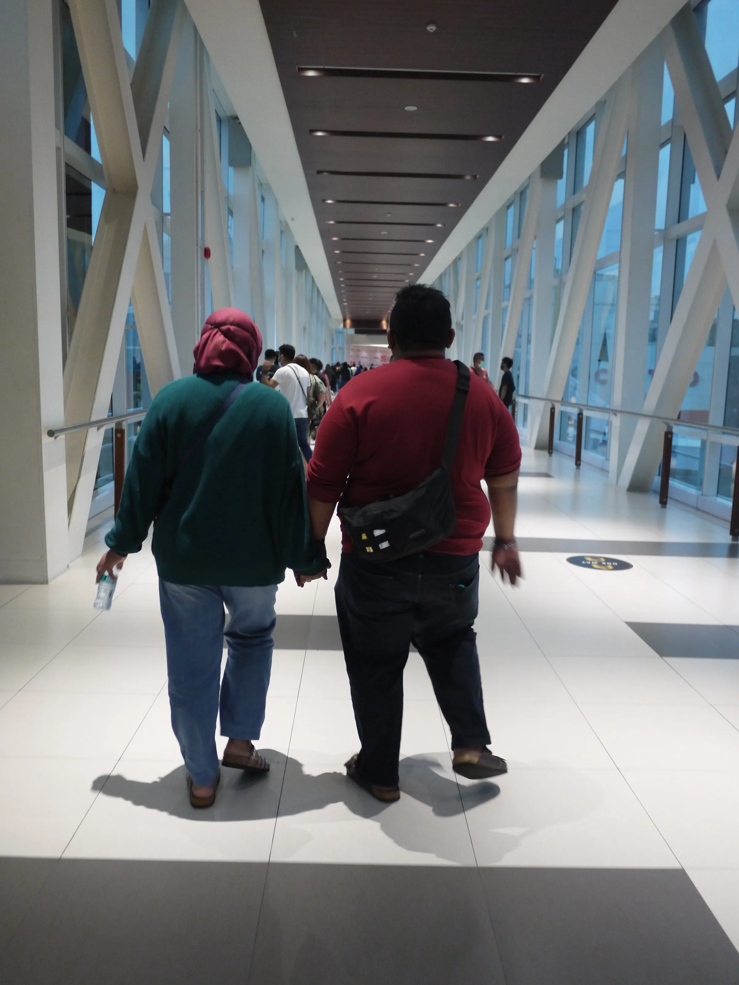 People photographed from behind