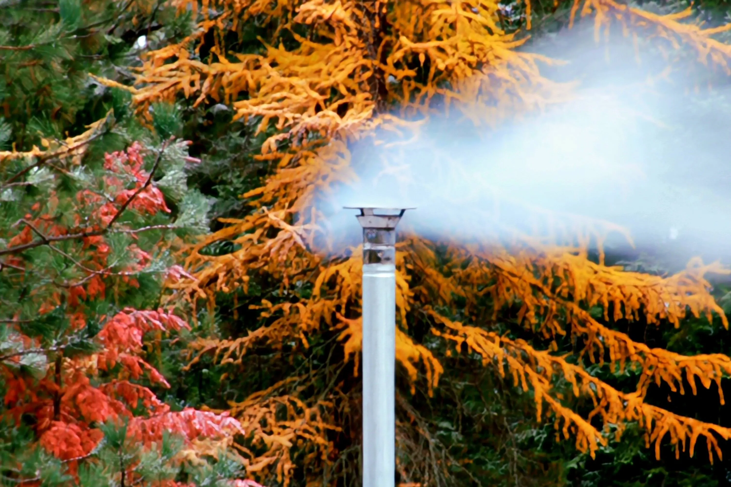 Smoking chimney