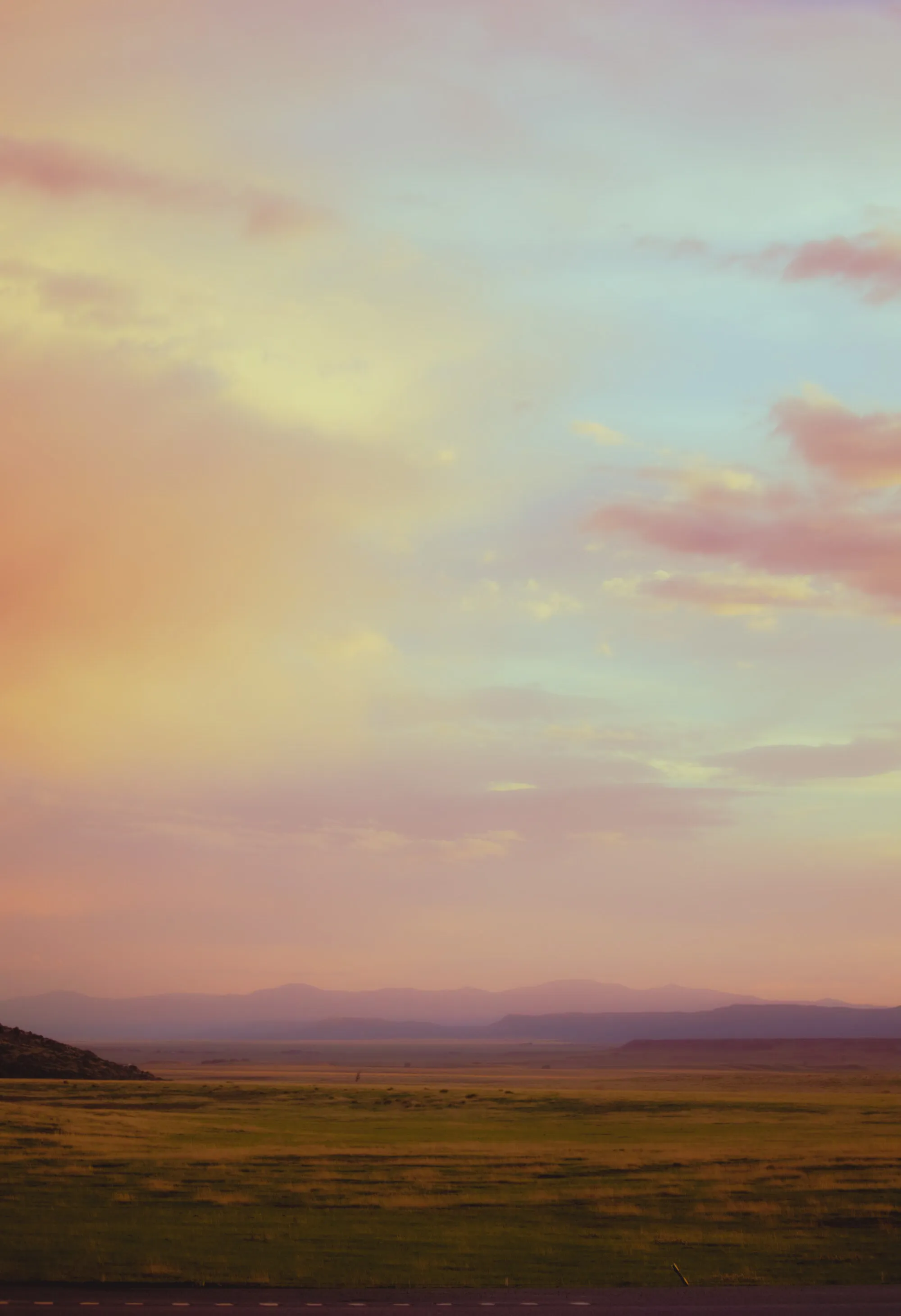 Pastel Sunset in New Mexico