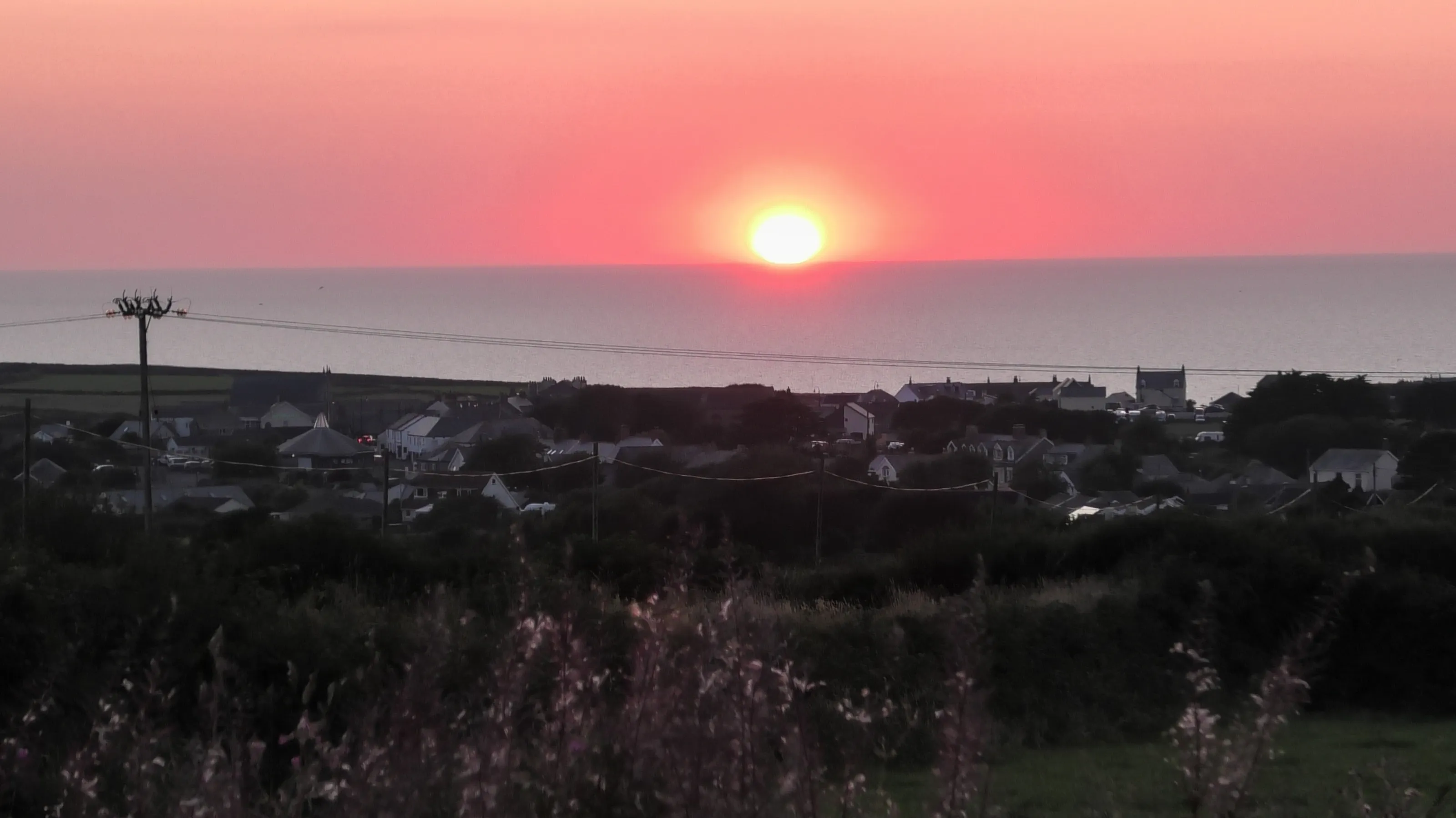 Sunset at Tintagel