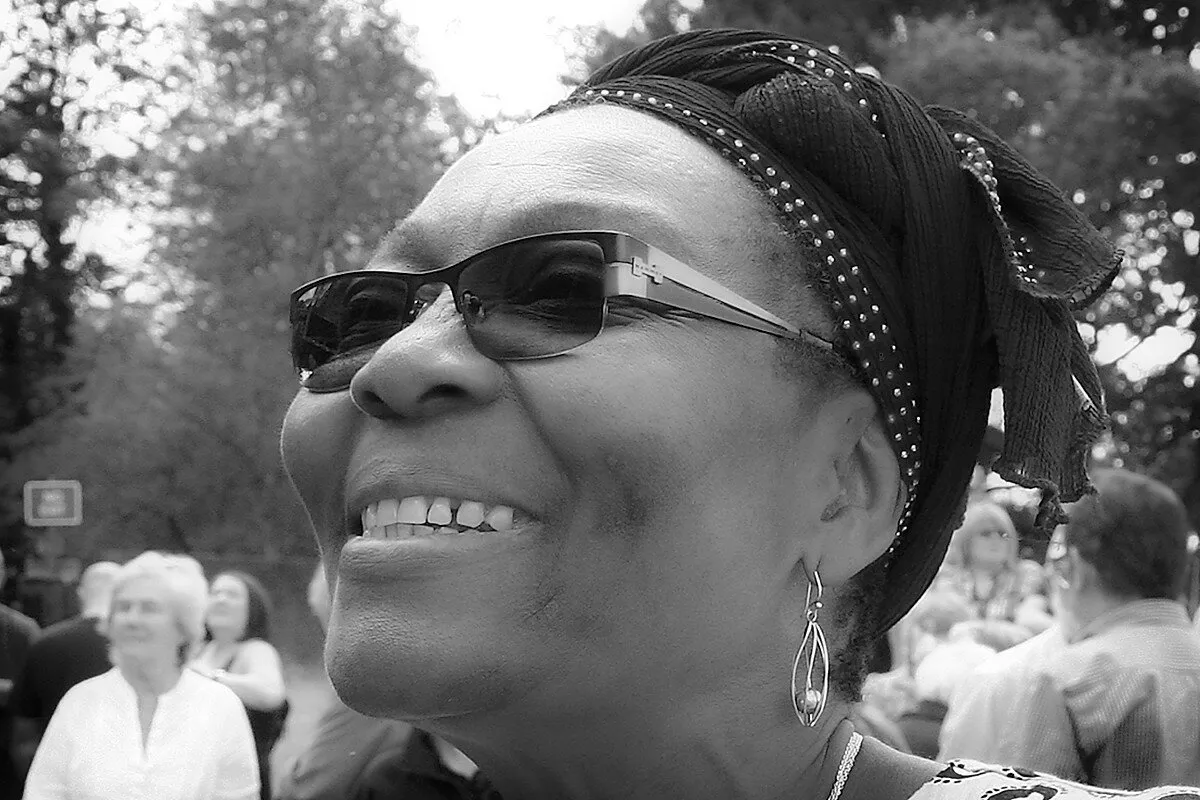 Lady at a protest