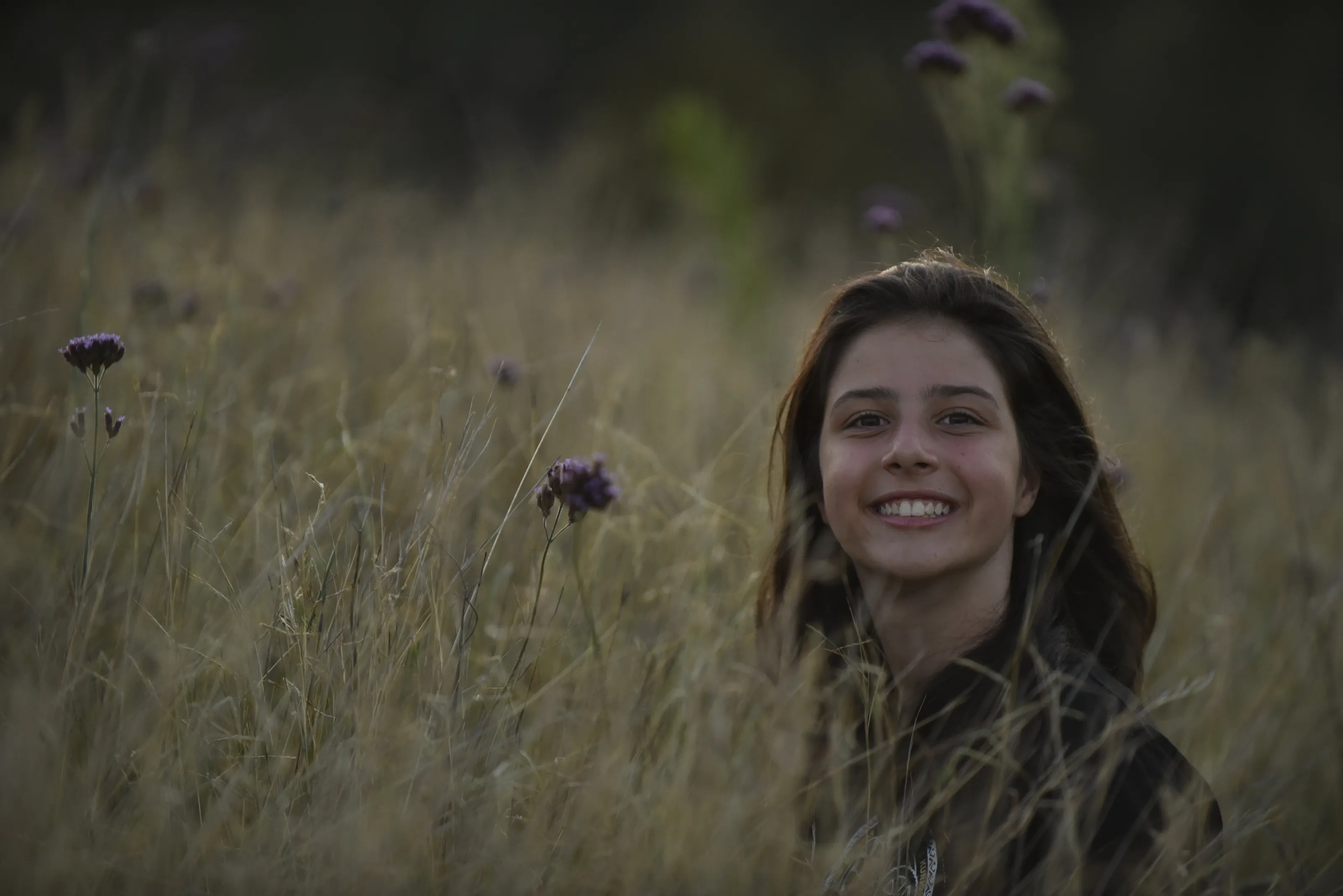 The happy teen
