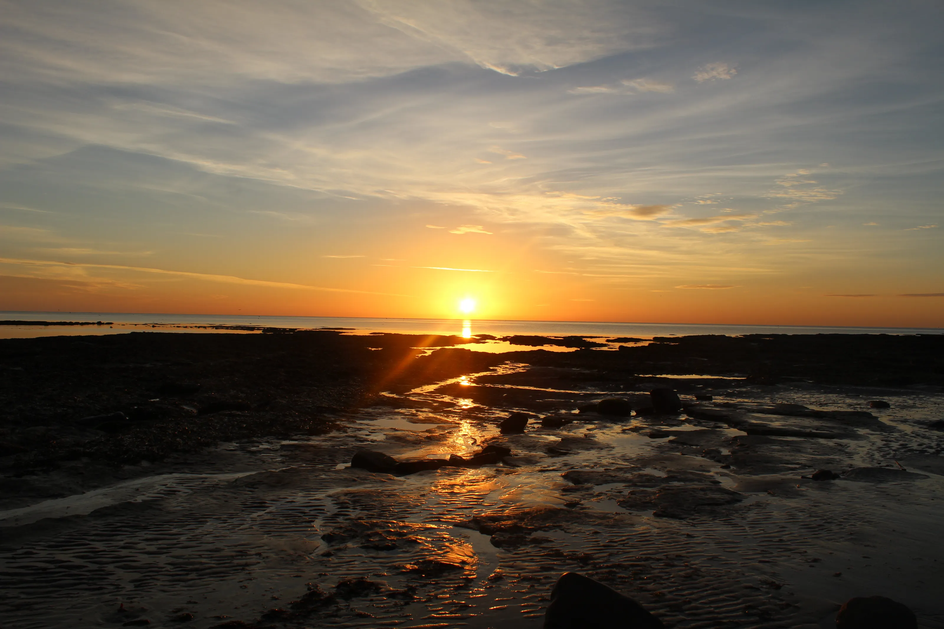 sunrise in newbiggin-newcastle