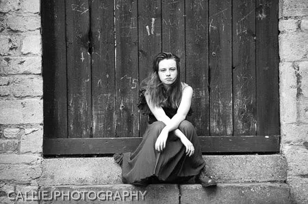 Teenager in dress