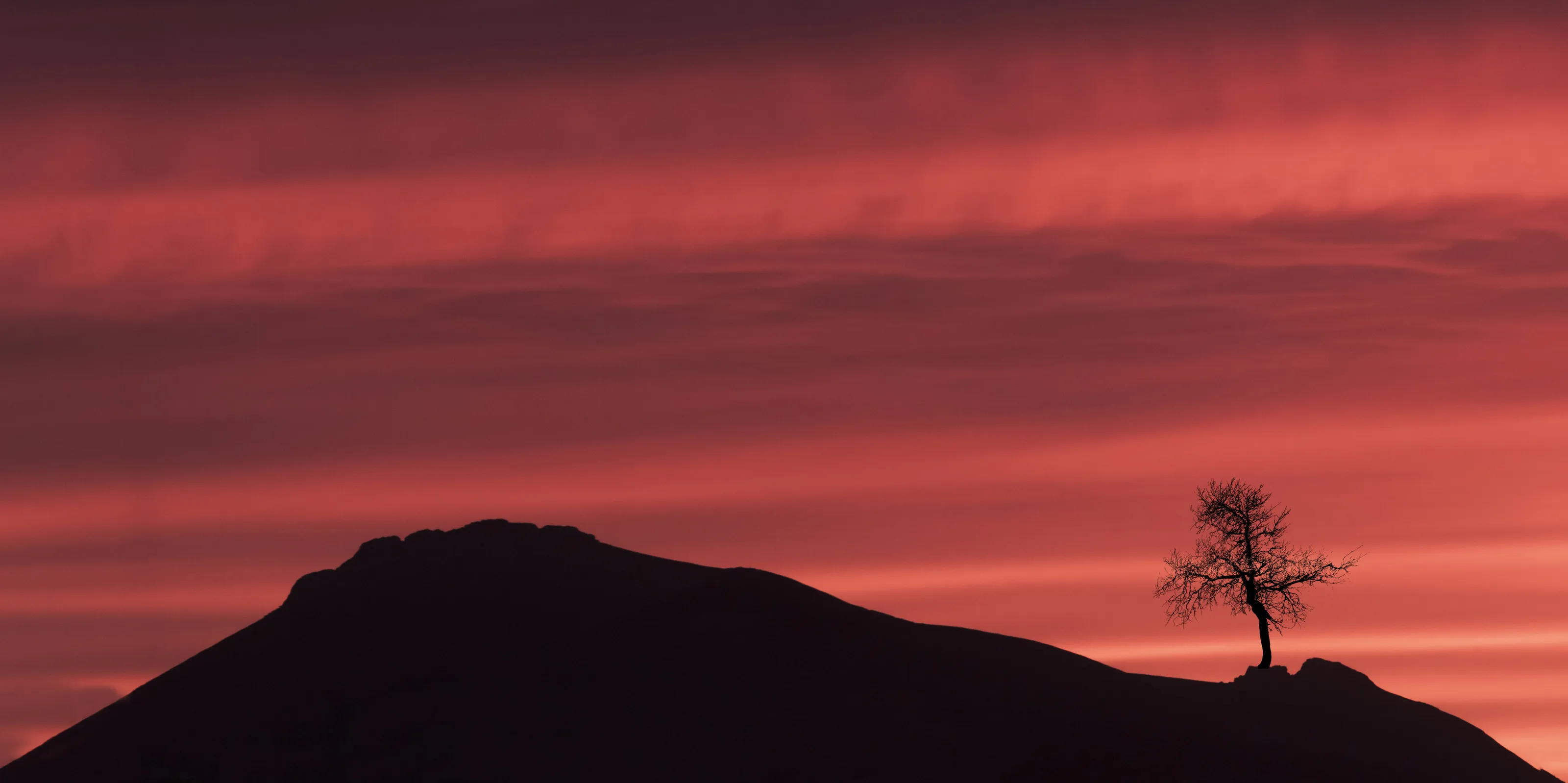 mourne mountain sunset