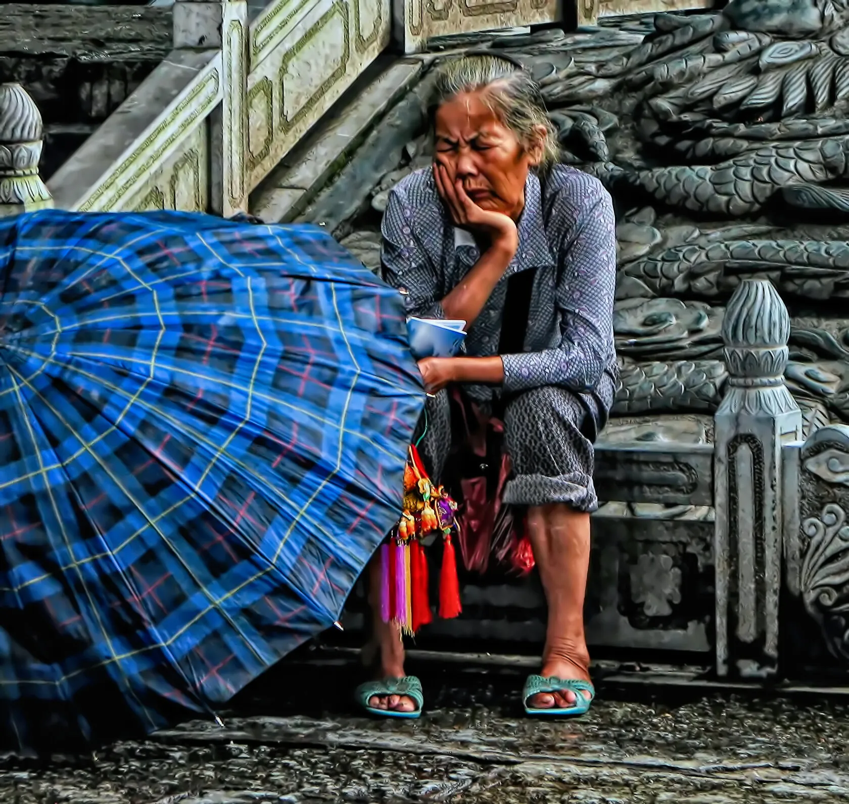 Exhausted Days At The Market