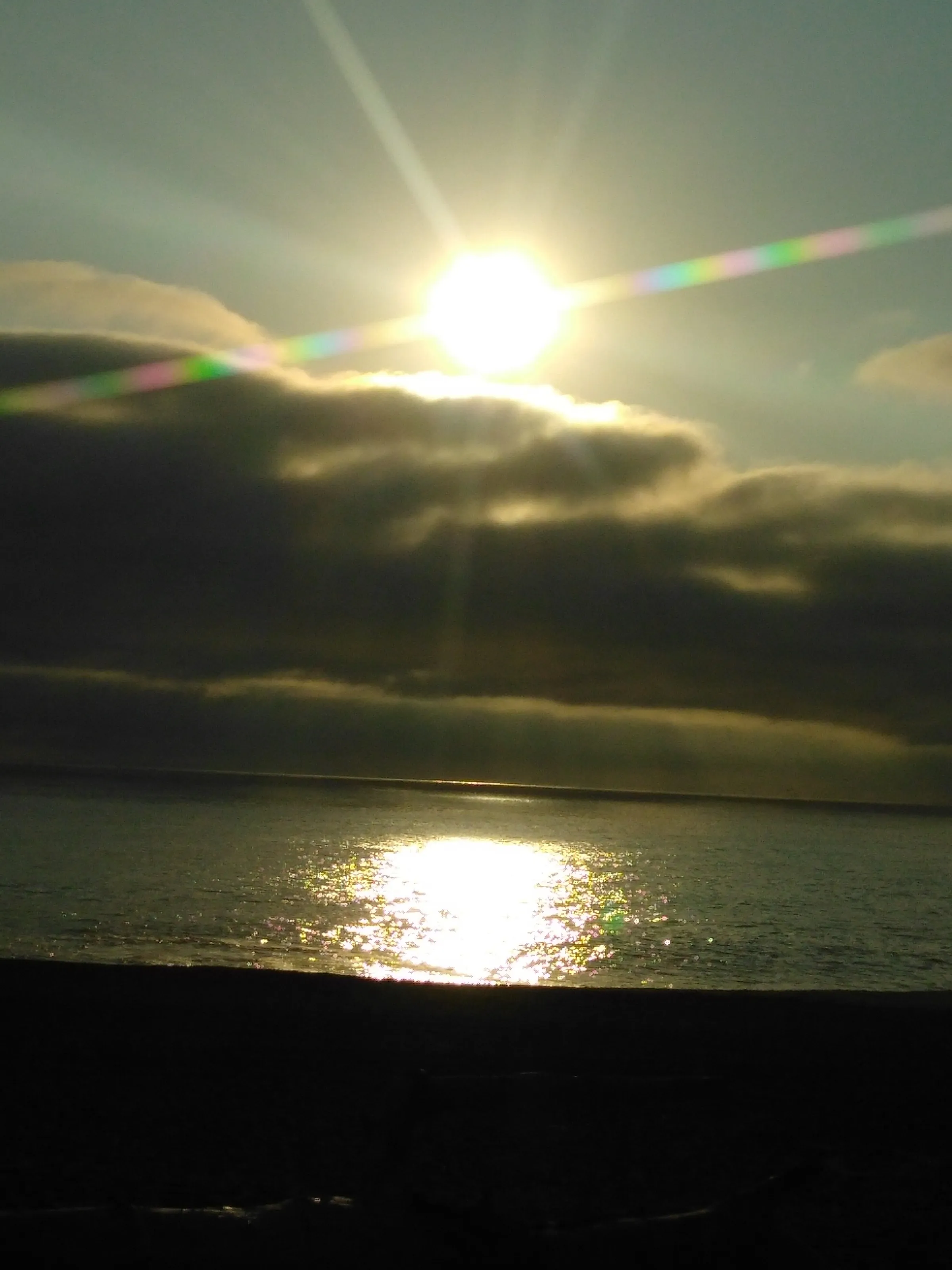 Sunset at the ocean