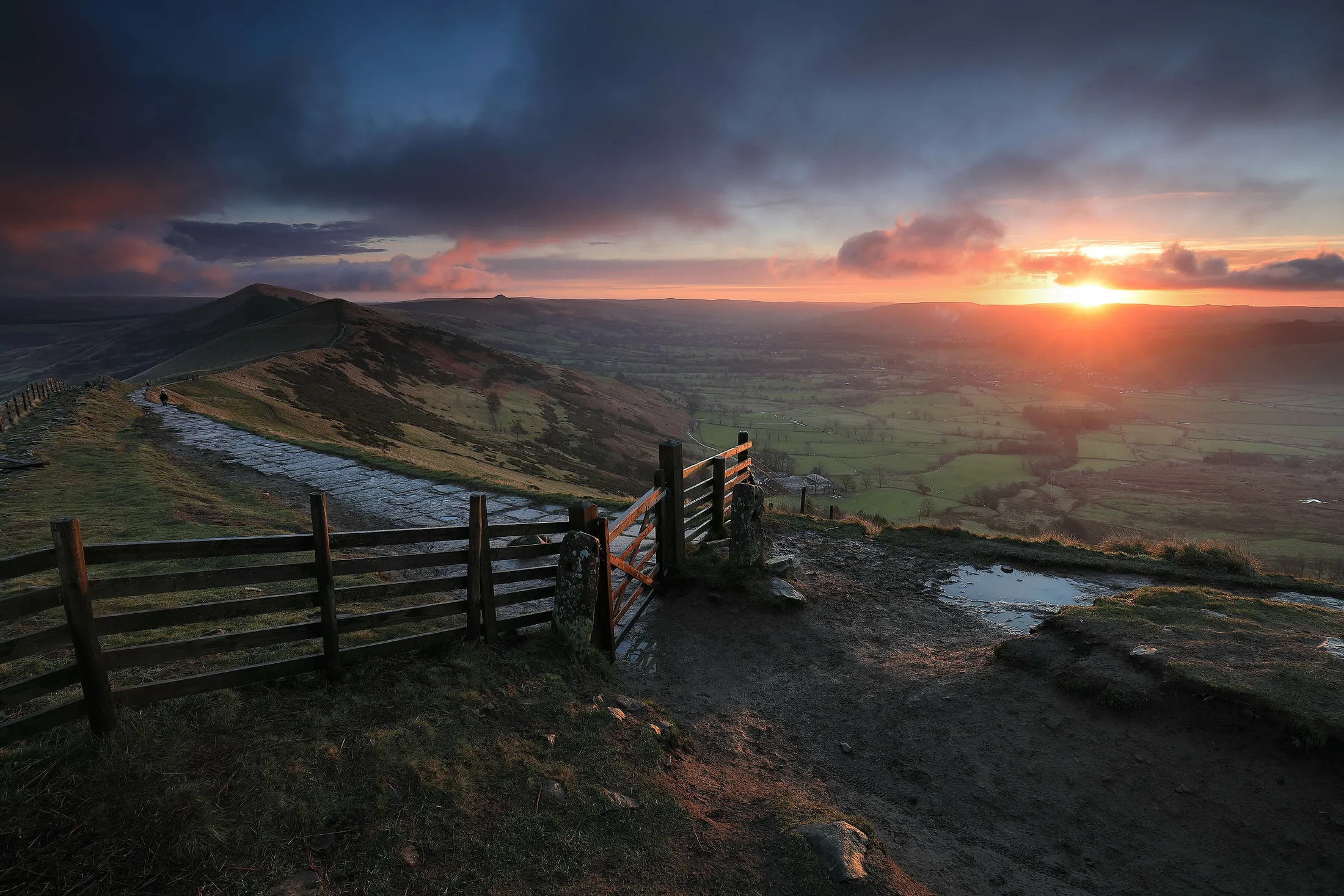 Sunrise at Mam Tor