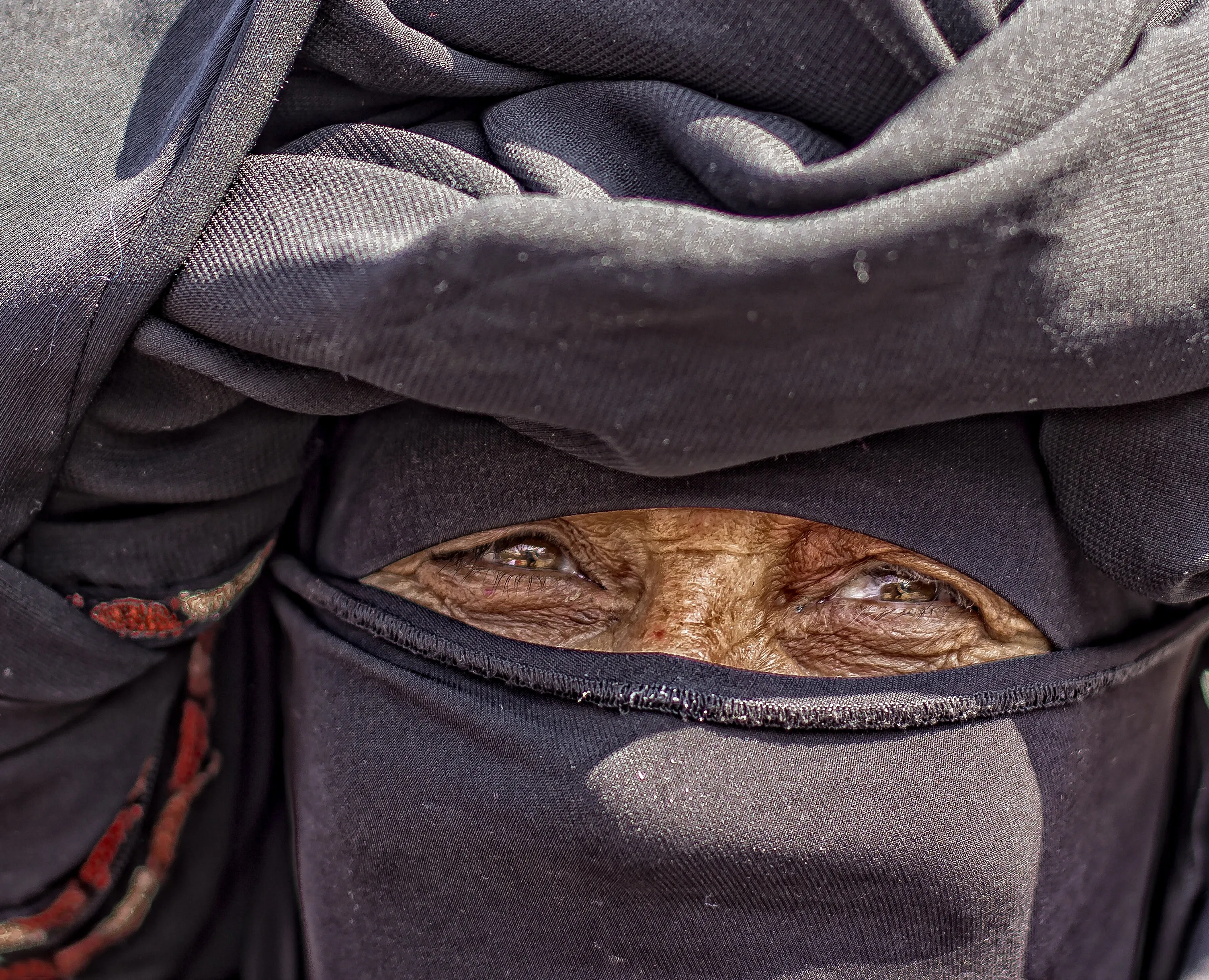 Bedouin old woman