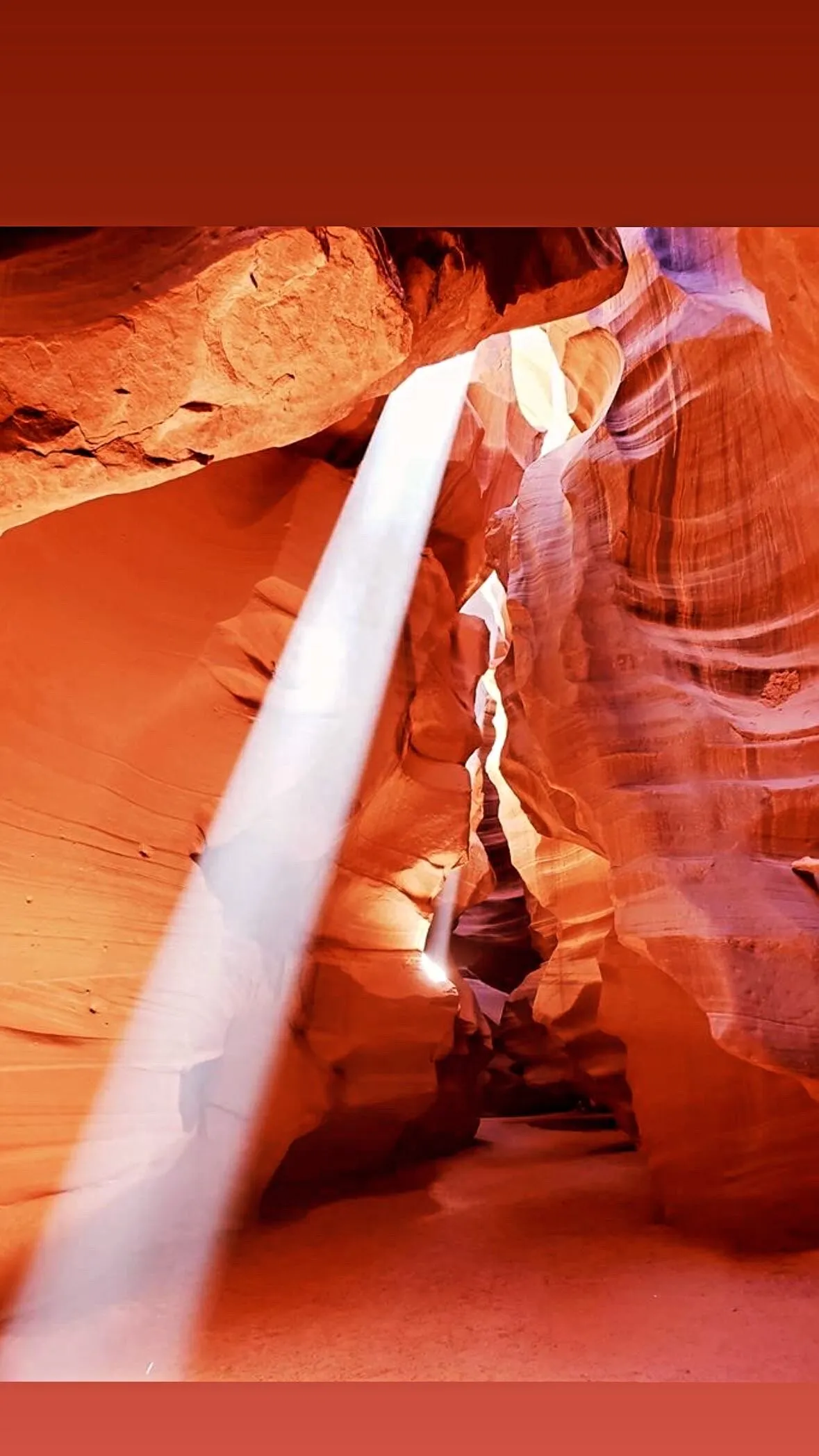 Sunlight through Canyon Antelope