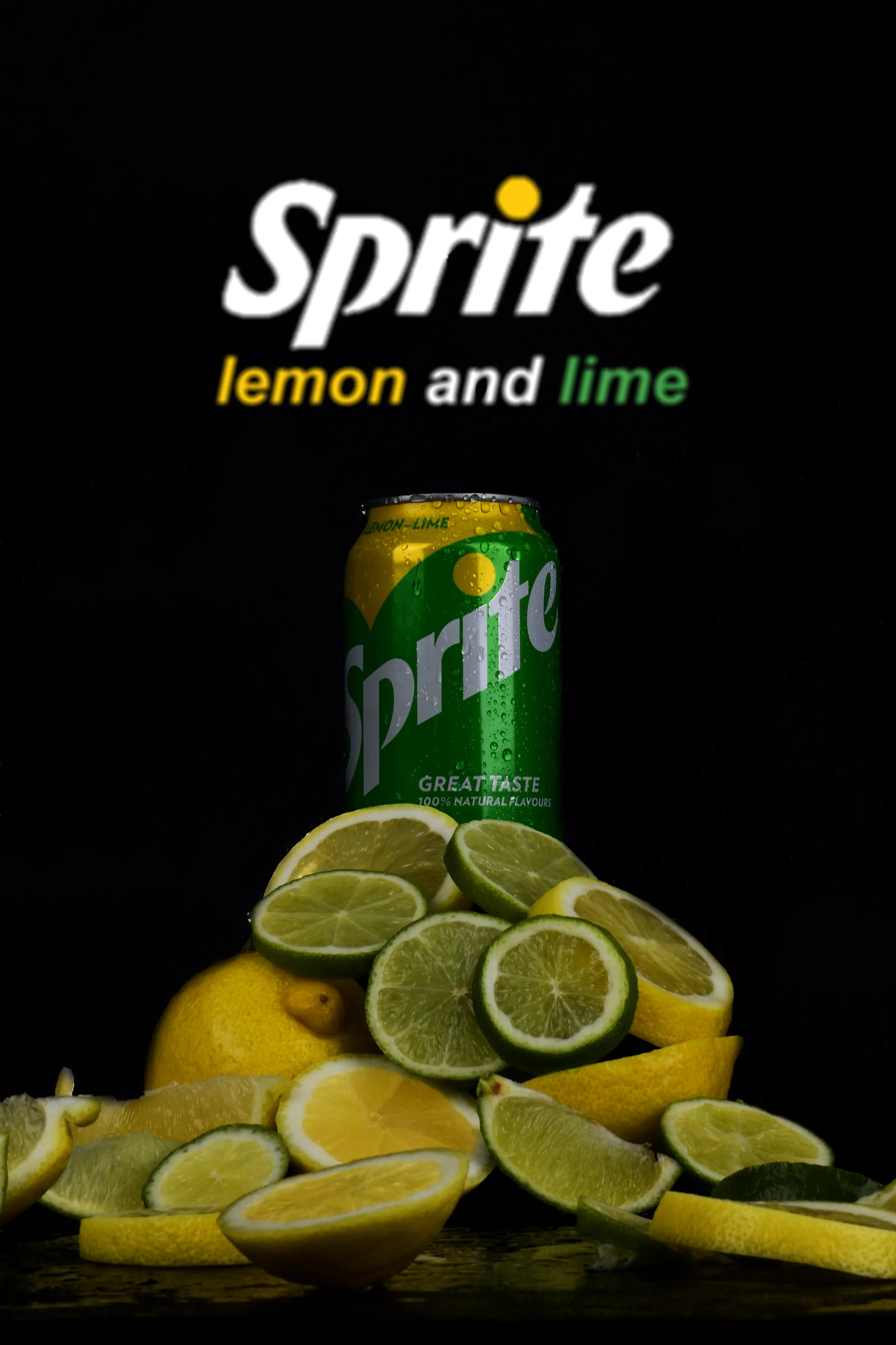 Clench you thirst with lemon and lime