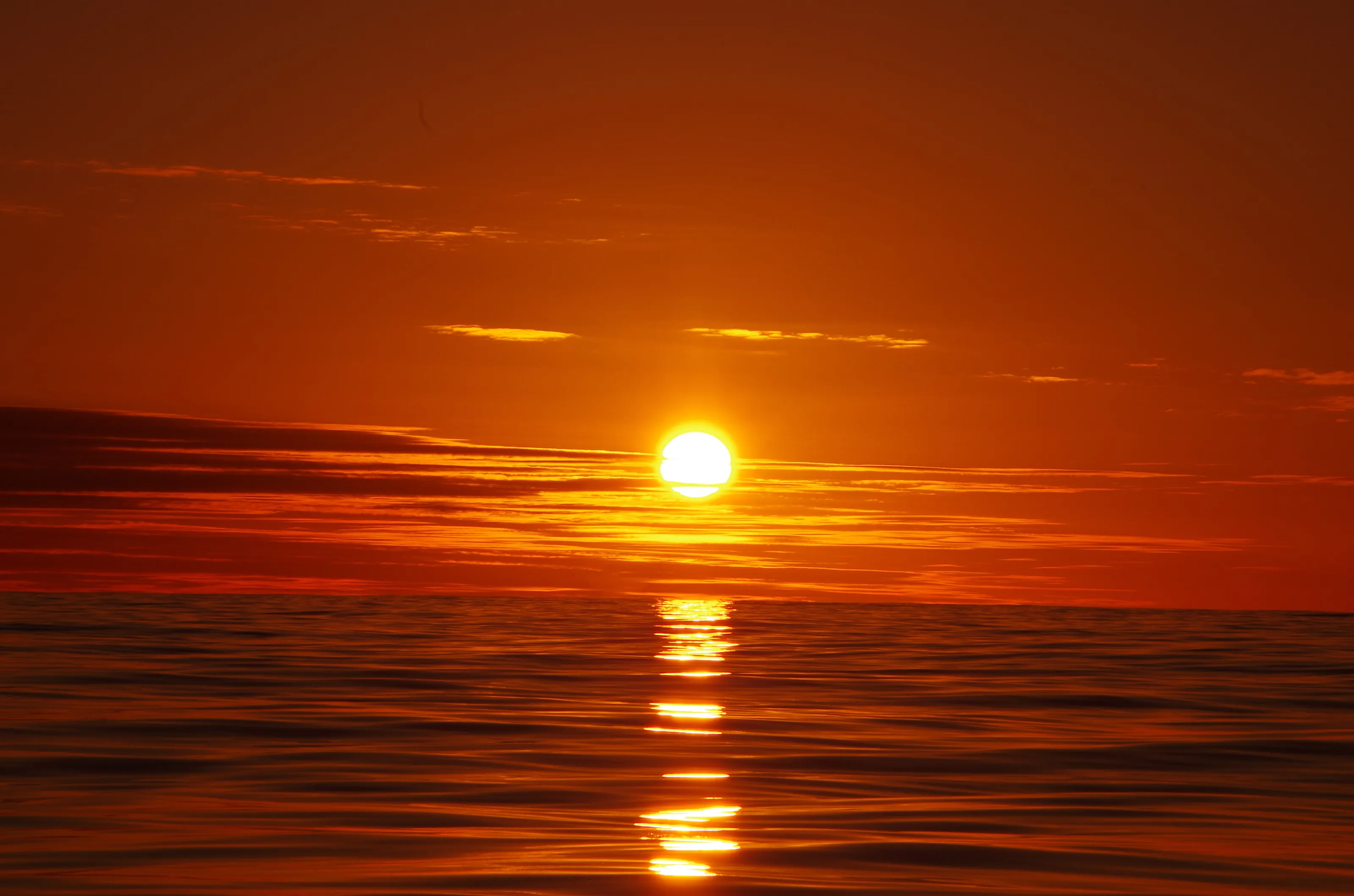 Sunset in over the Ocean