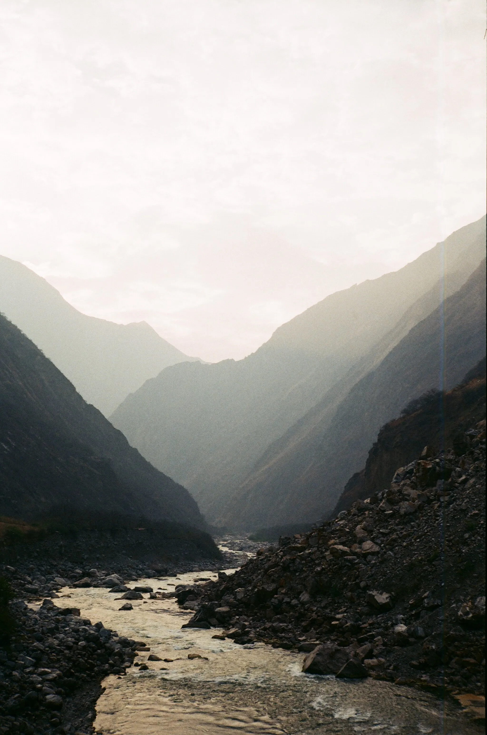 Hazy Apurimac Valley