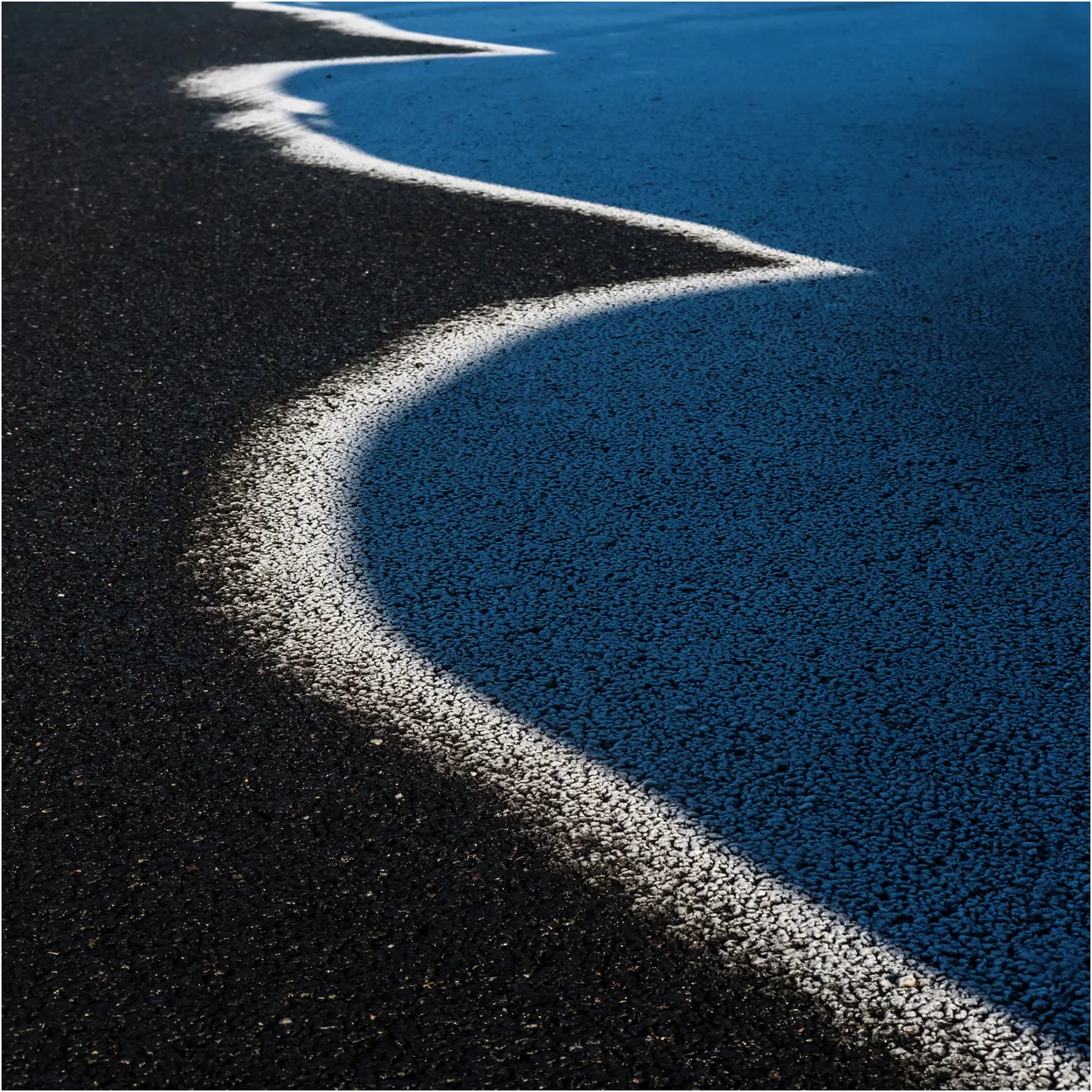 Car shadows and receding frost