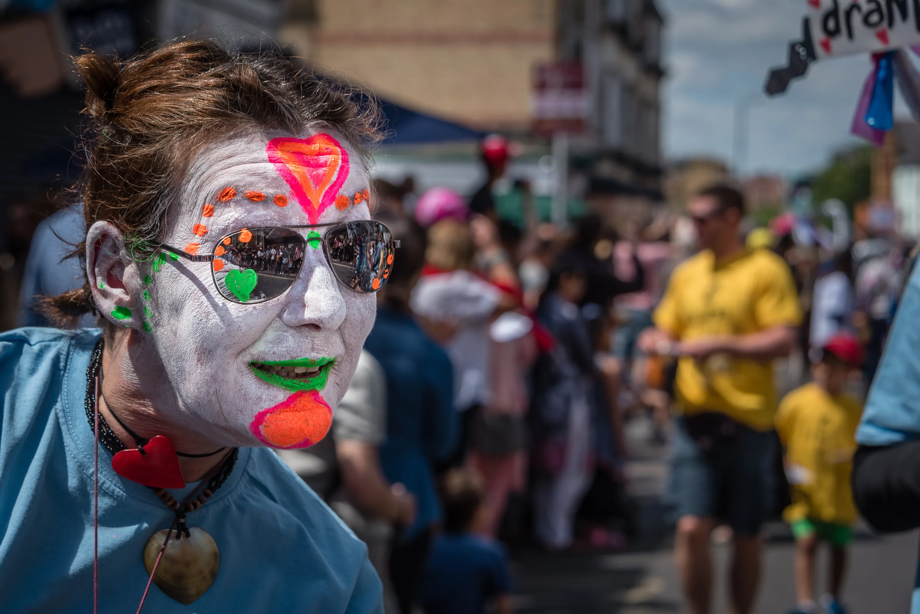 Multi cultural Cowley Road, Cowley Road Carnival, Oxford, UK, 2-7-17.